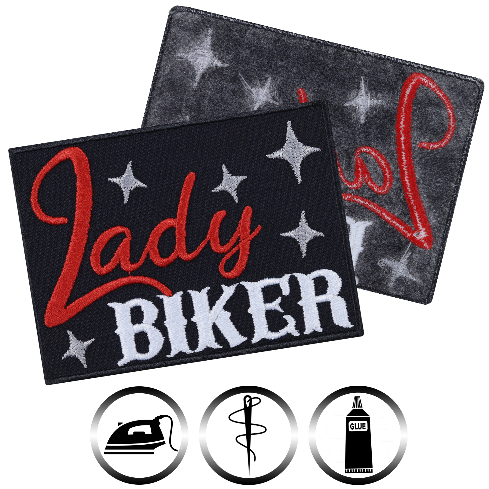 Lady biker - Patch