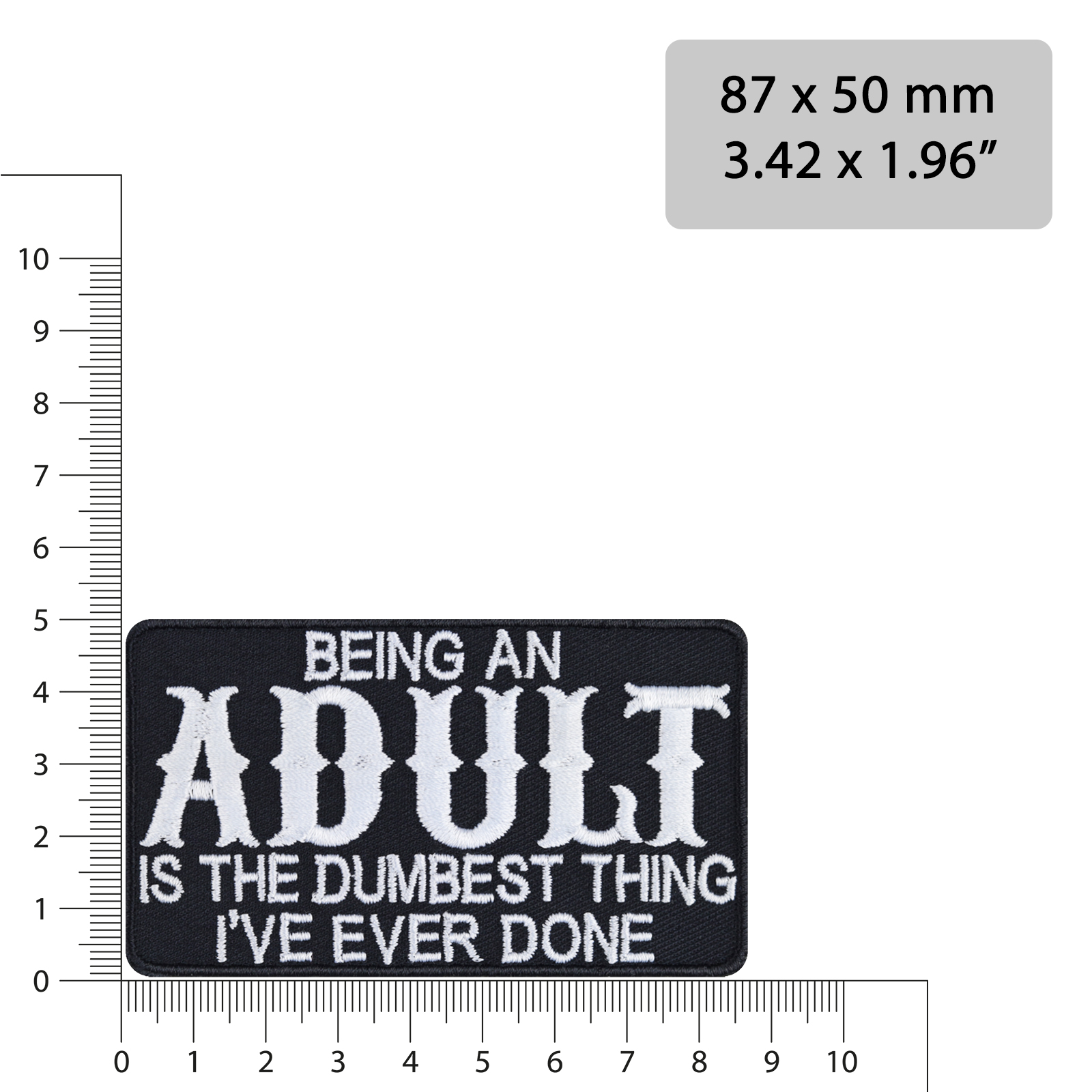 Being an adult is the dumbest thing I've ever done - Patch