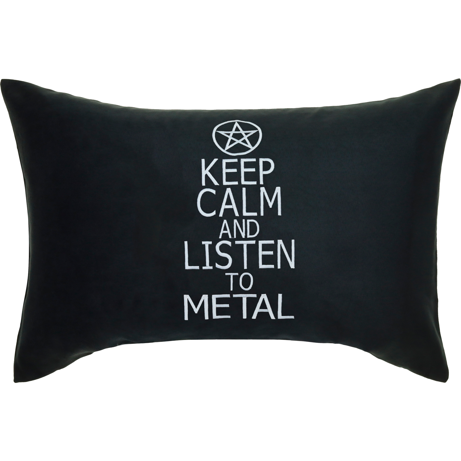 Keep calm and listen to Metal - Kissen