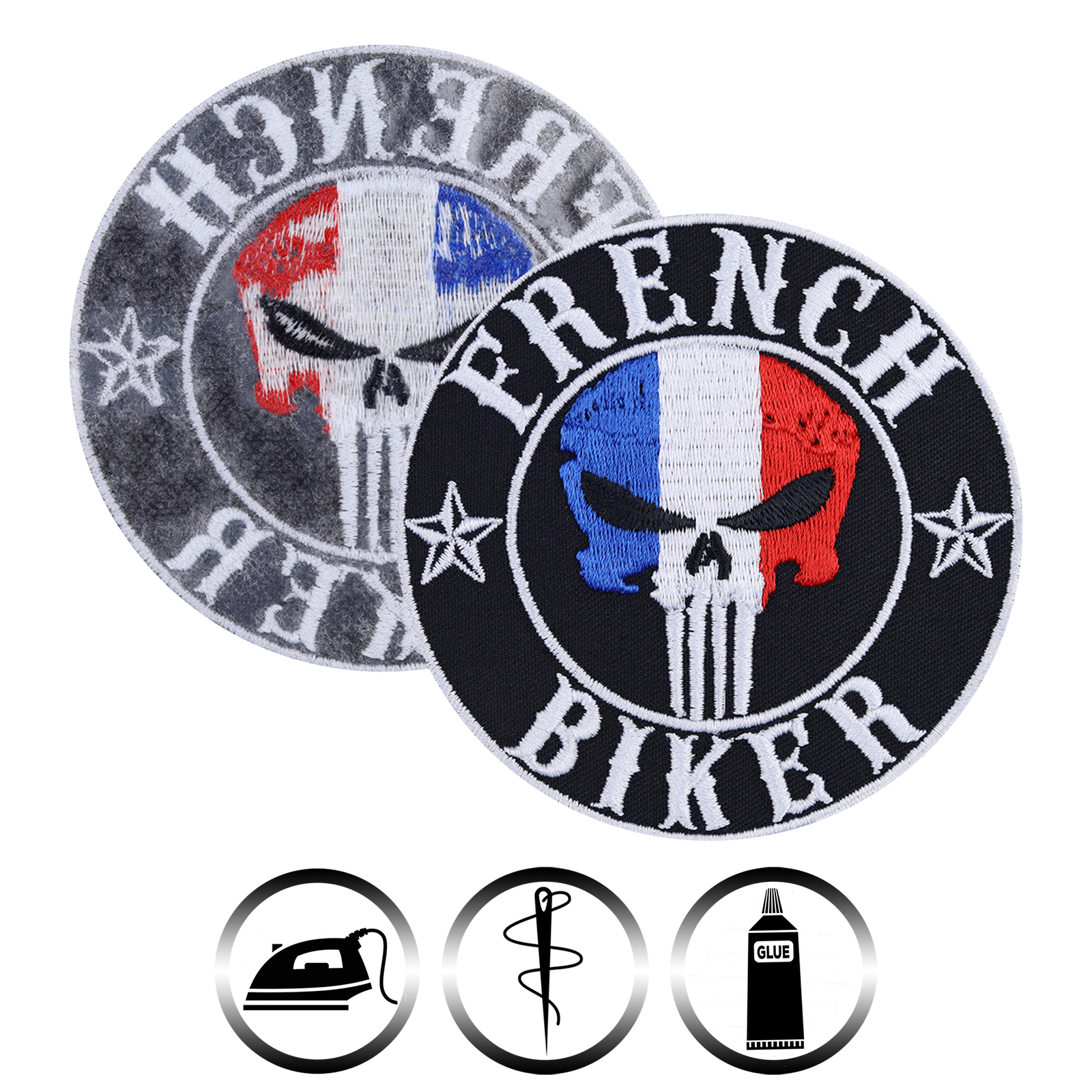 French Biker - Patch