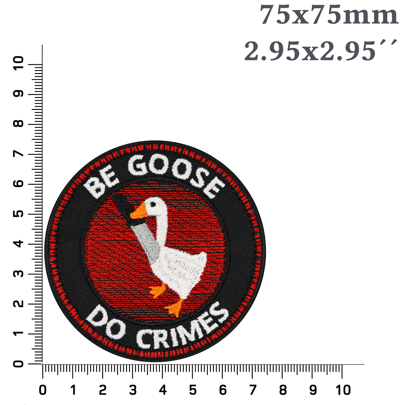 Be goose - do crimes - Patch