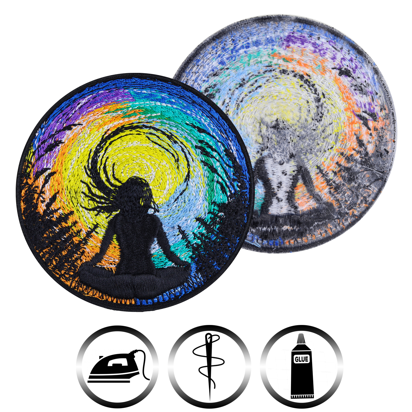 Psychedelisch Yoga - Patch
