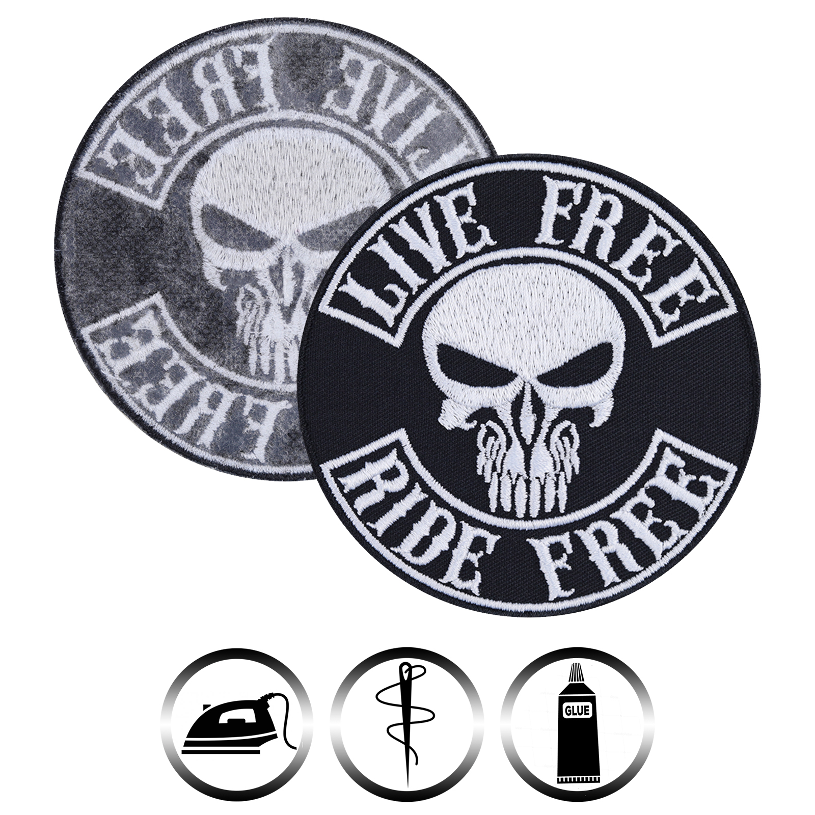 Live free, ride free - Patch