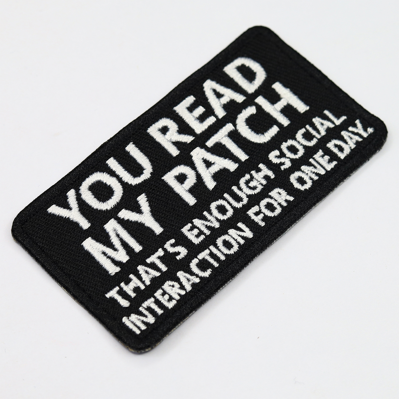 You read my patch - That's enough social interaction for one day. - Patch