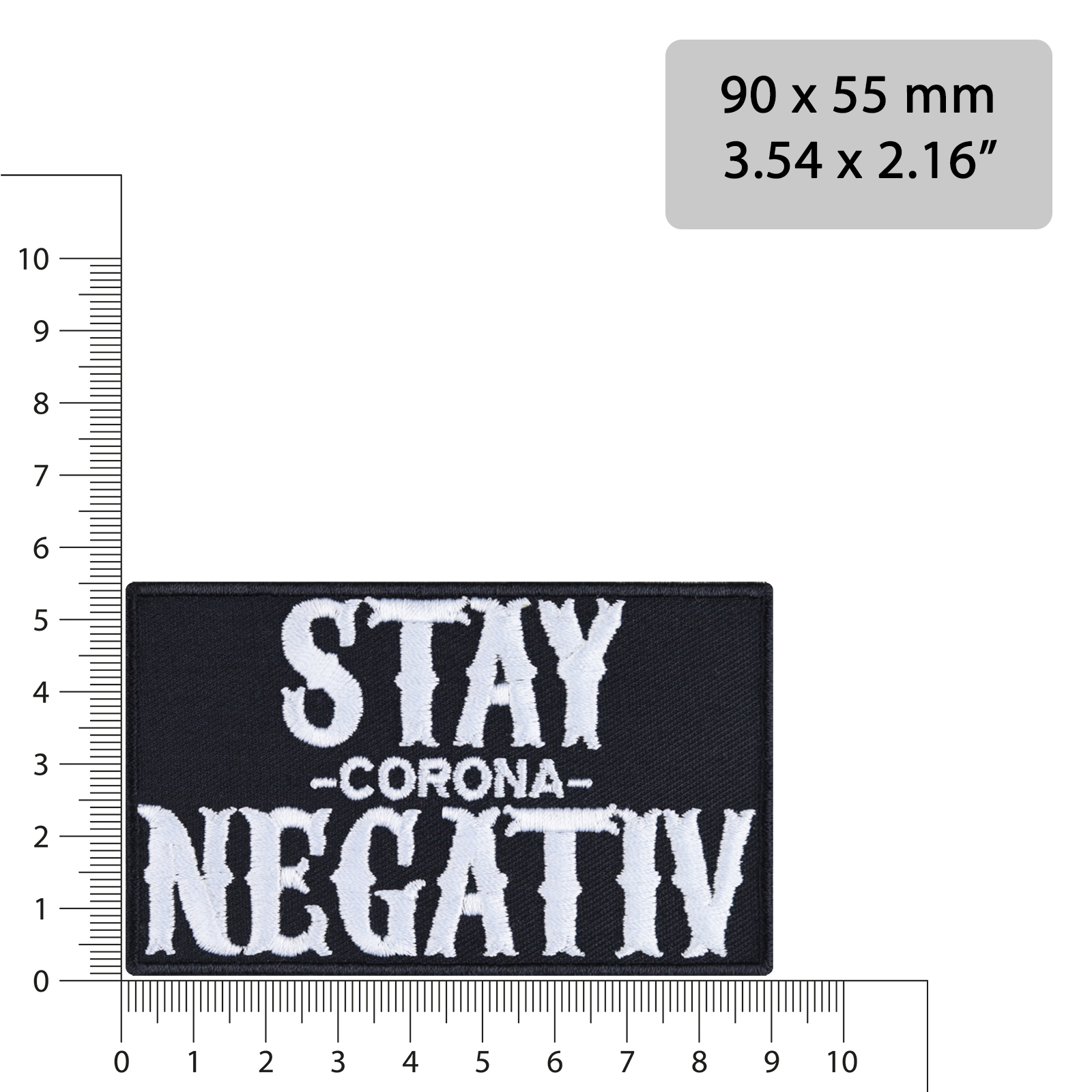 Stay corona negativ - Patch