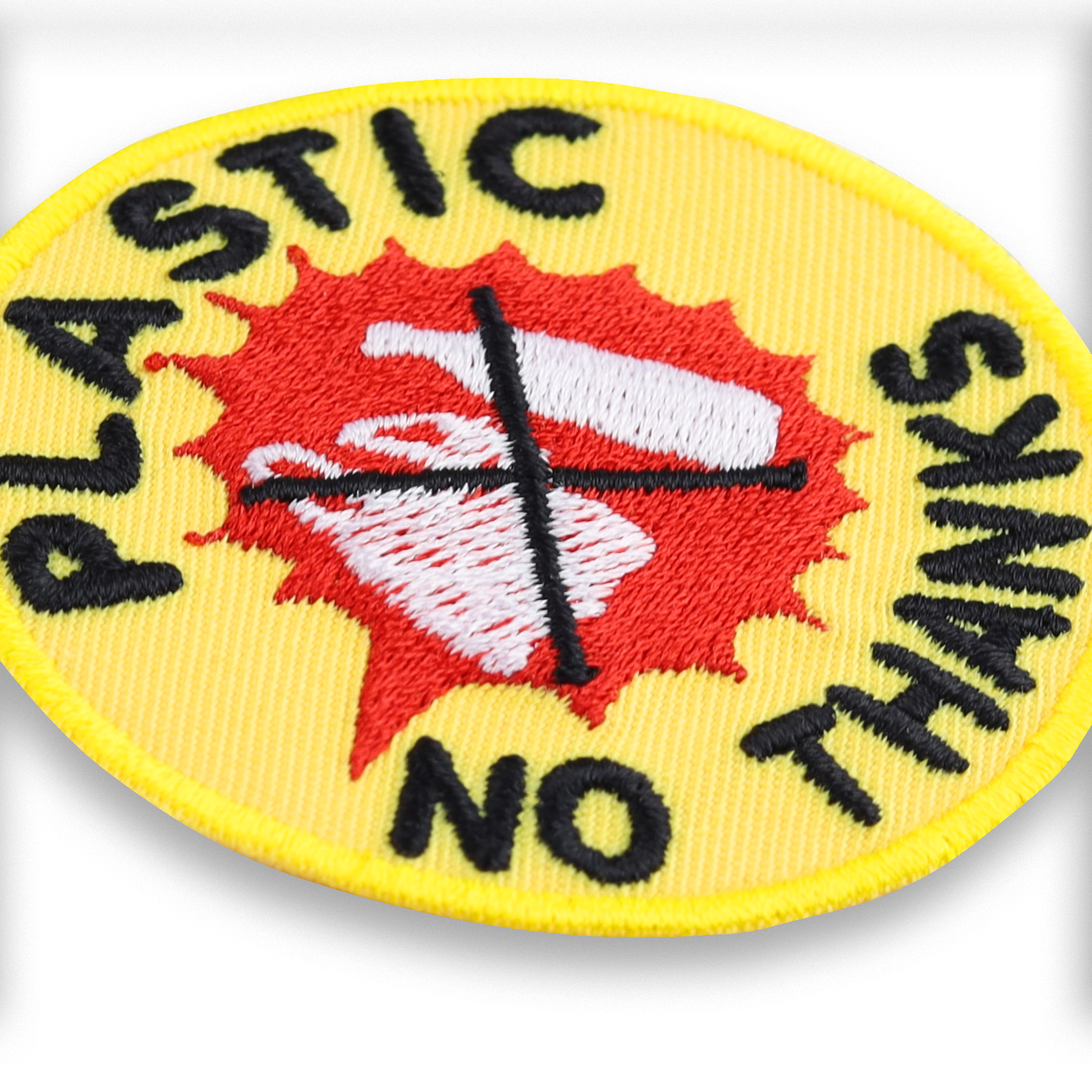 Plastic - No thanks - Patch