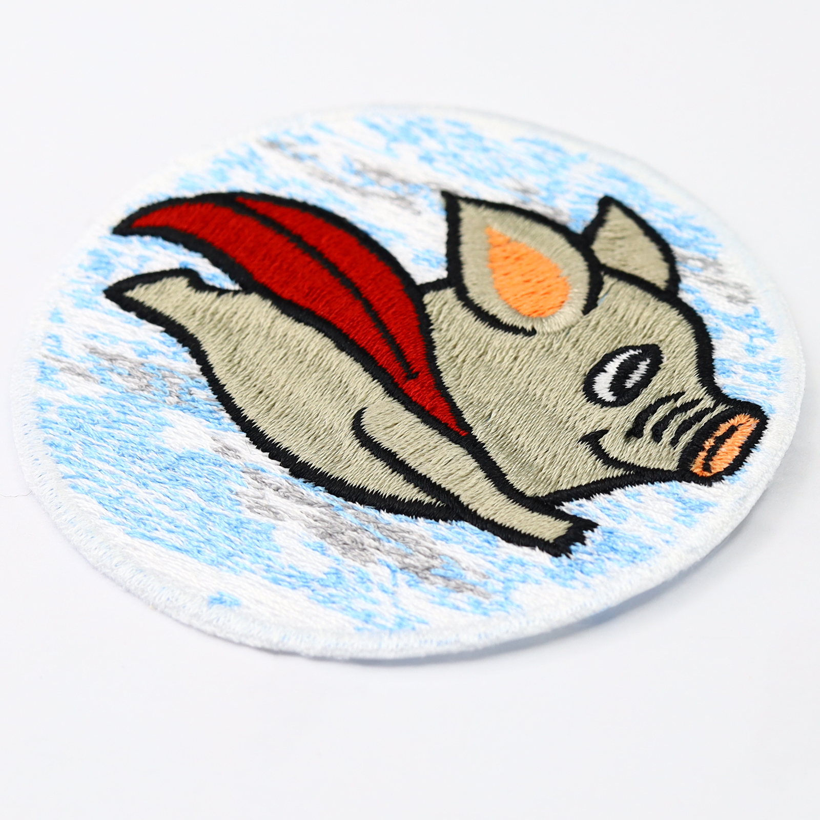 Superheld Schweinchen - Patch