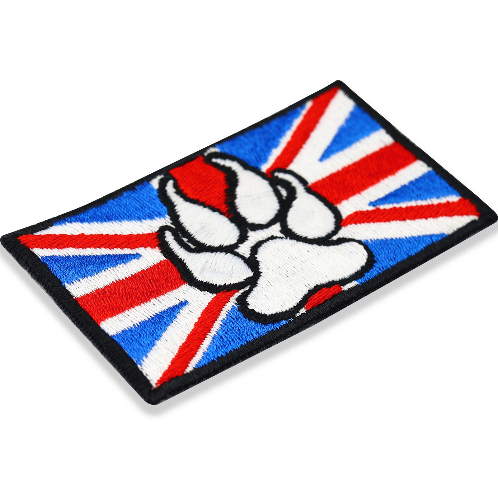 British K9 Flag mit Pfote - Patch