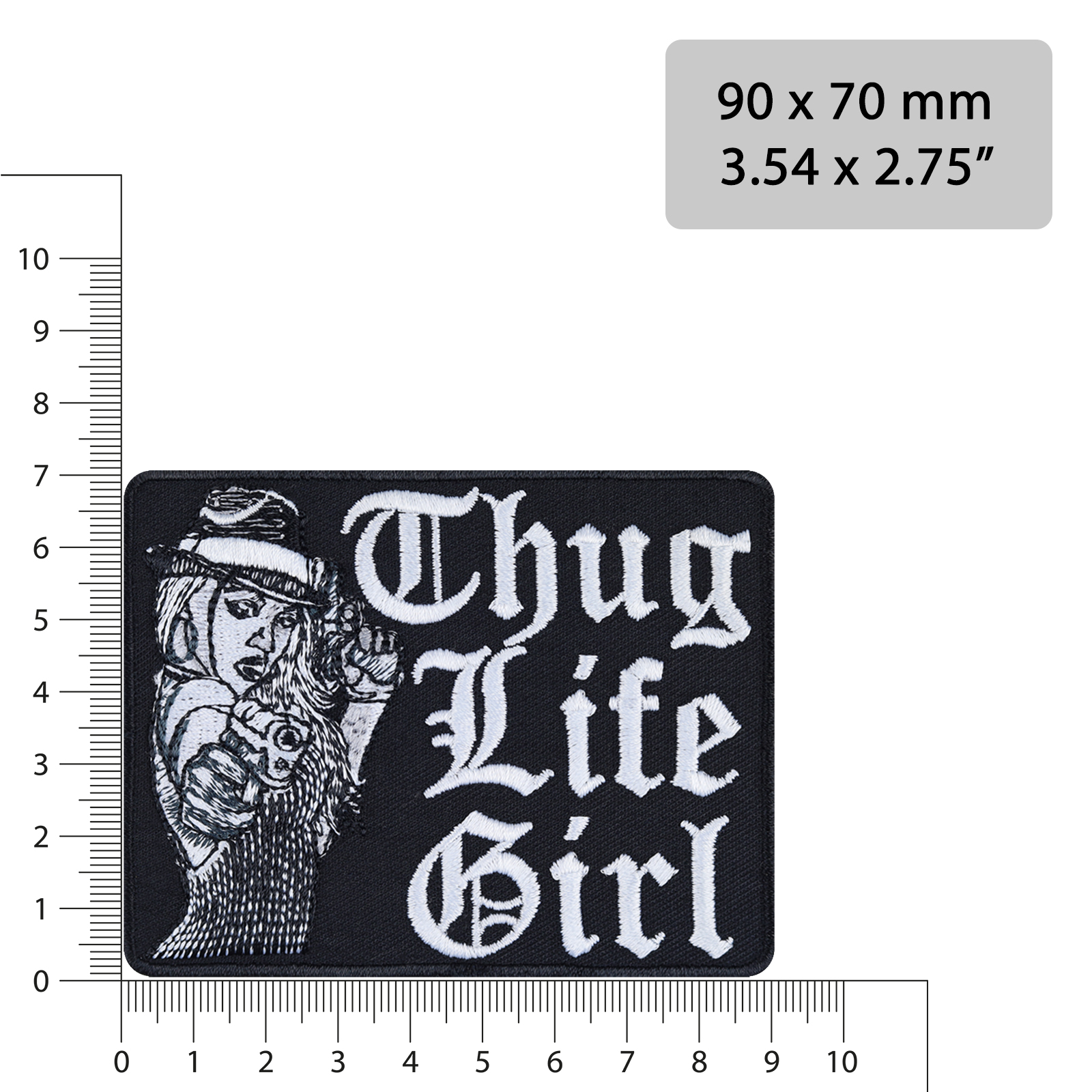 Thug life girl - Patch