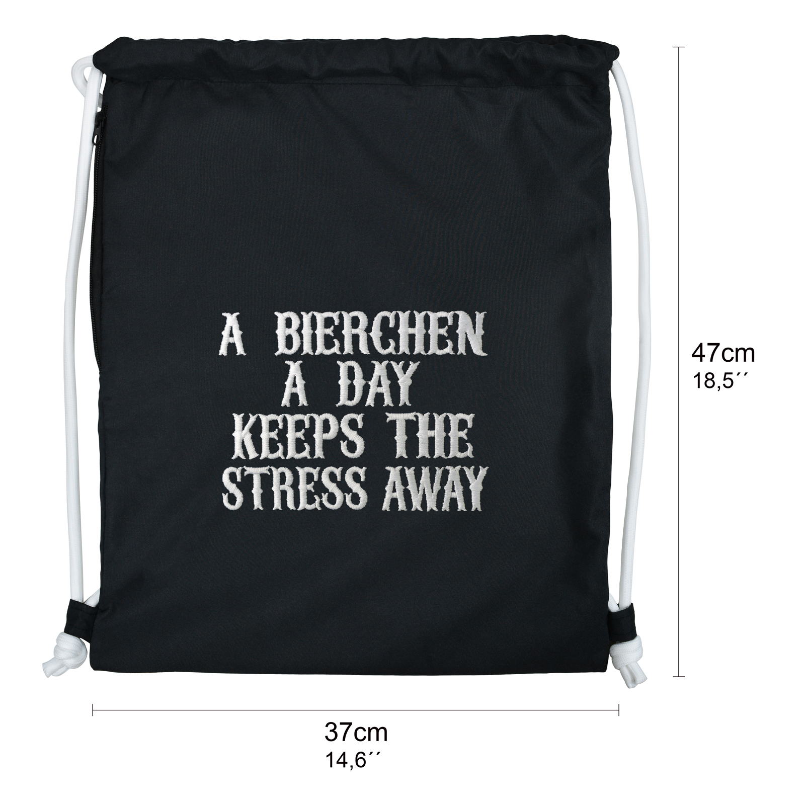 A Bierchen a day keeps the stress away - Turnbeutel