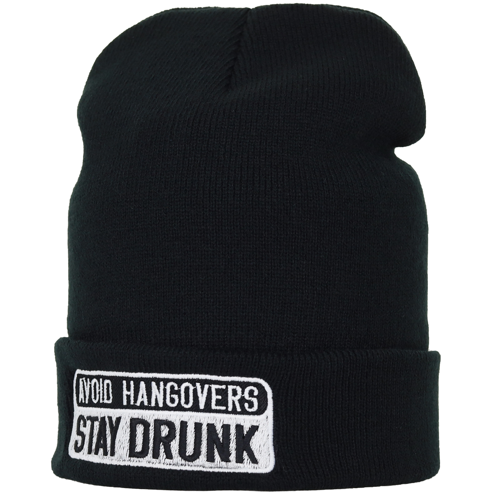 Avoid hangovers, stay drunk - Strickmütze