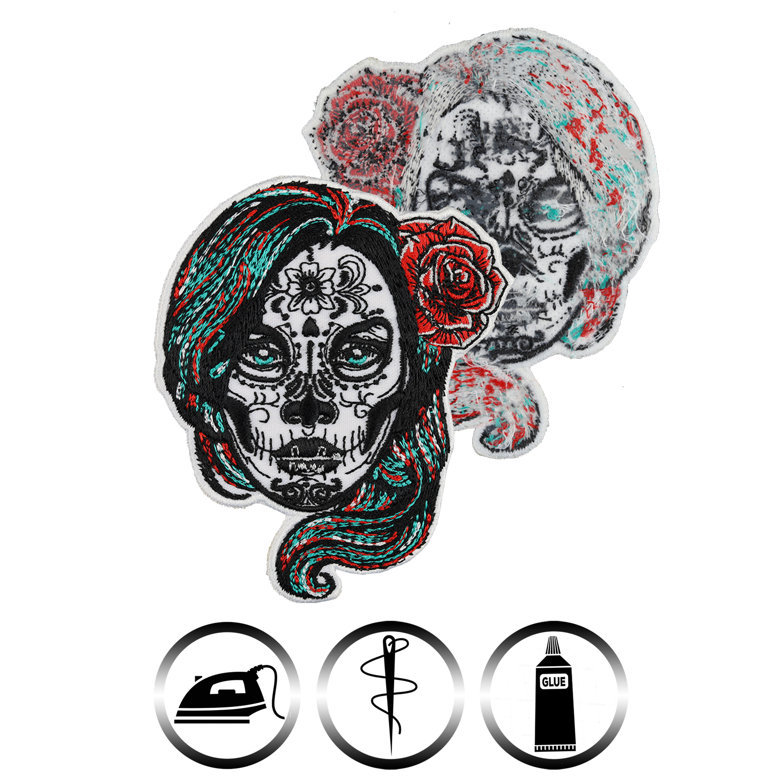 Mexikan Skull La Catrina - Patch