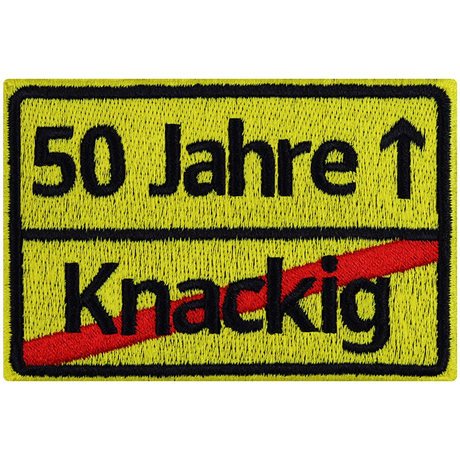 50 Jahre - knackig - Patch