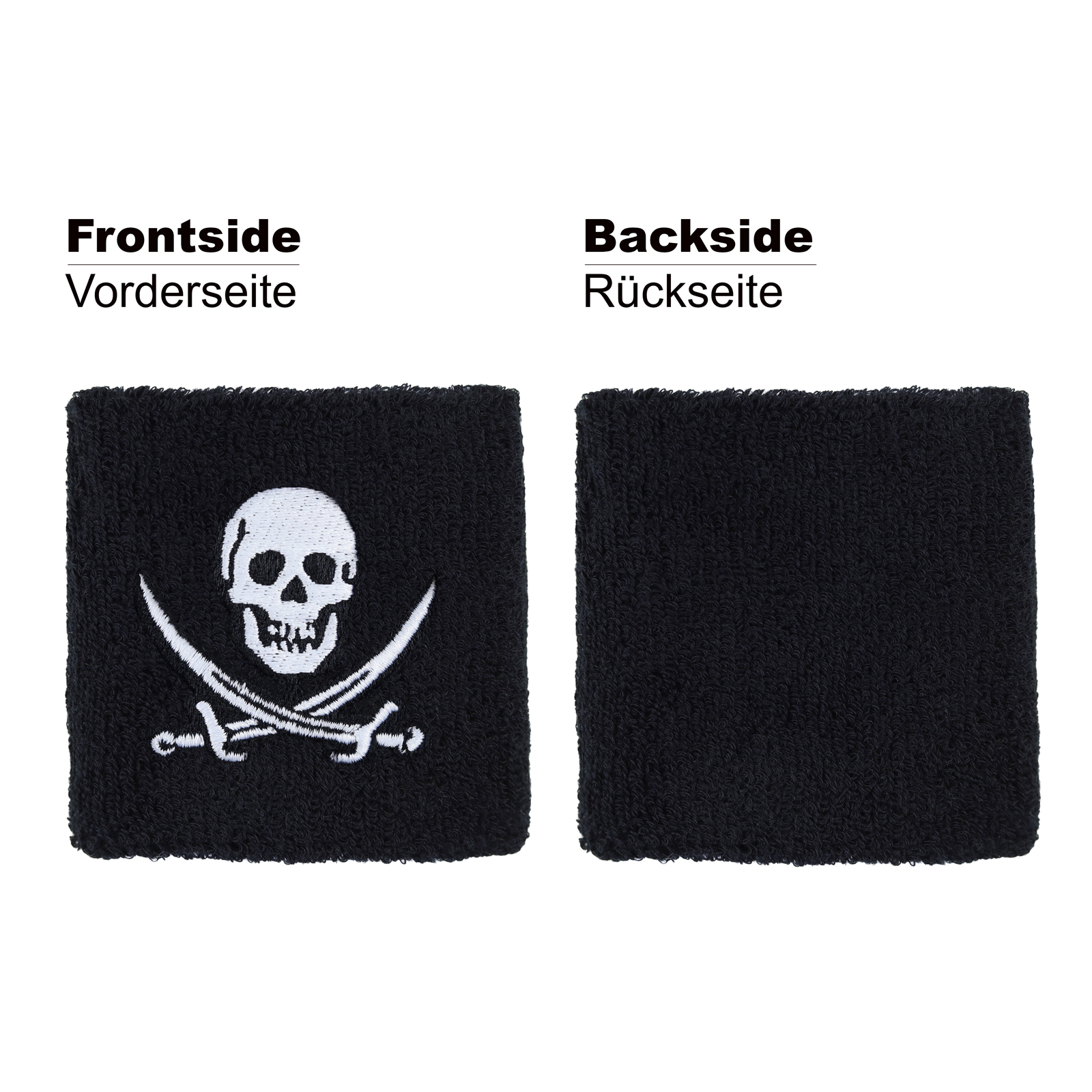 Piratenflagge - Schweißband