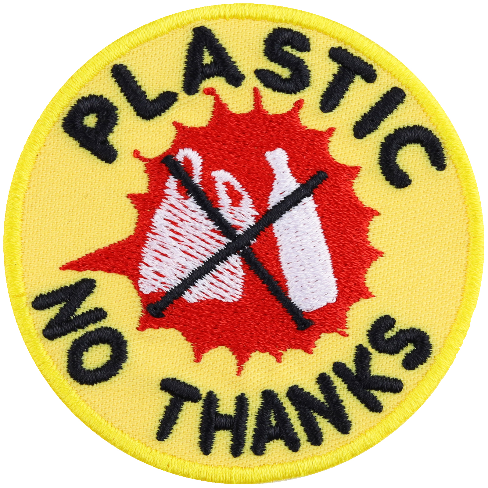 Plastic - No thanks - Patch