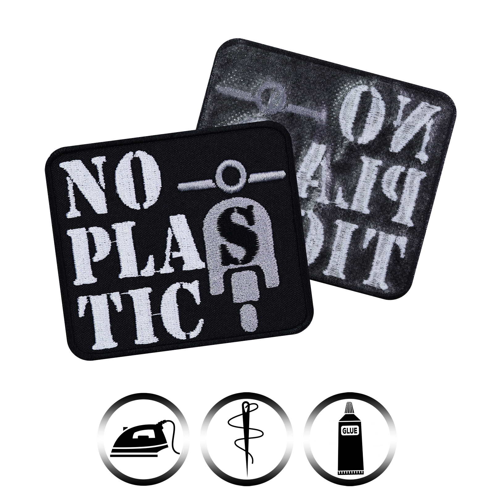 No plastic - Patch