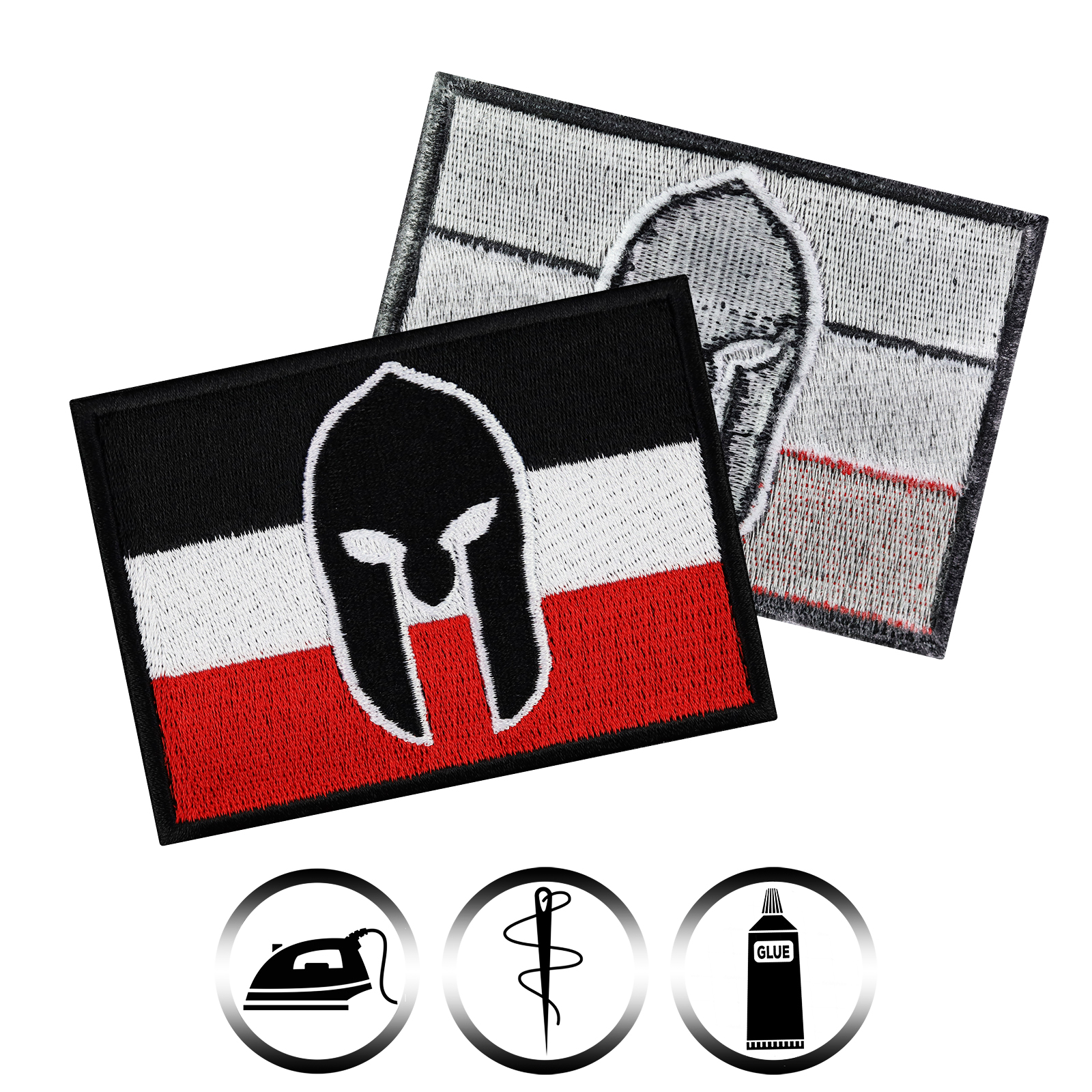 Flagge Spartaner - Patch