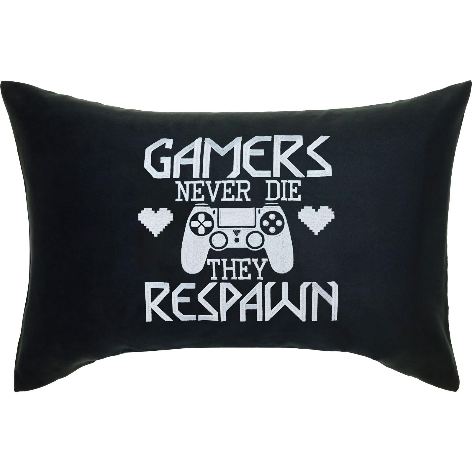 Gamers never die, they respawn - Kissen