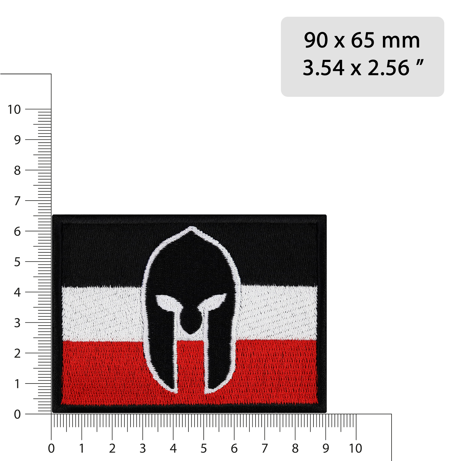 Flagge Spartaner - Patch