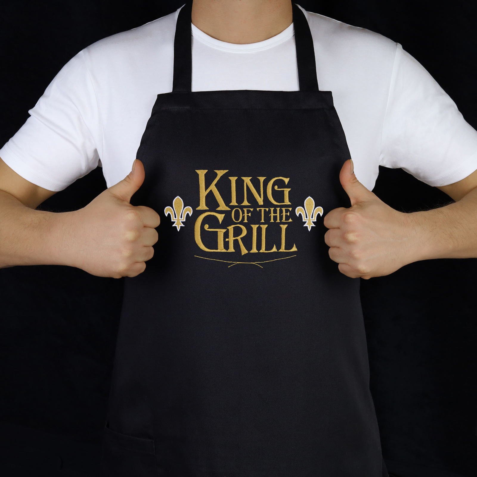 King of the grill - Lilie- Grillschürze