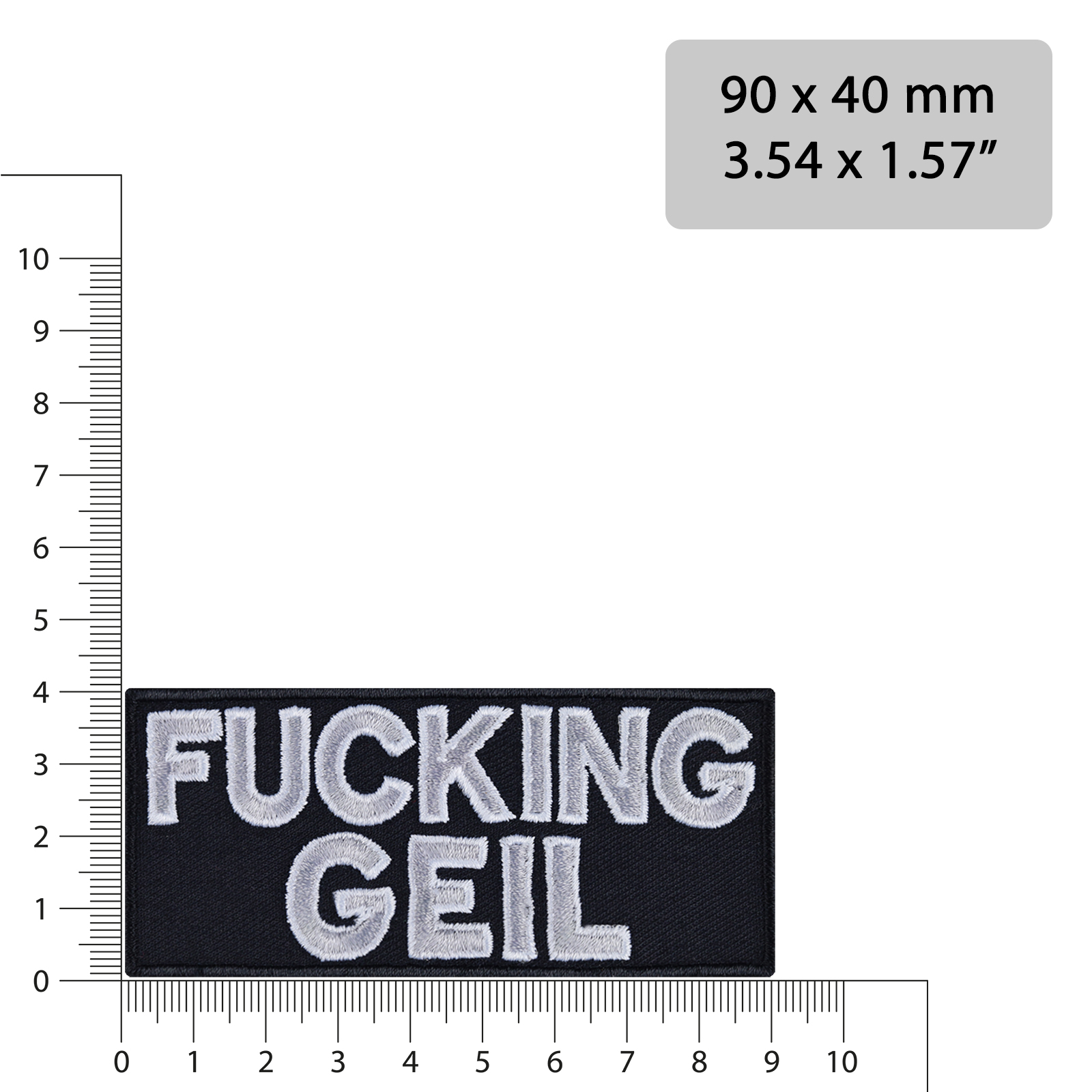 Fucking geil - Patch