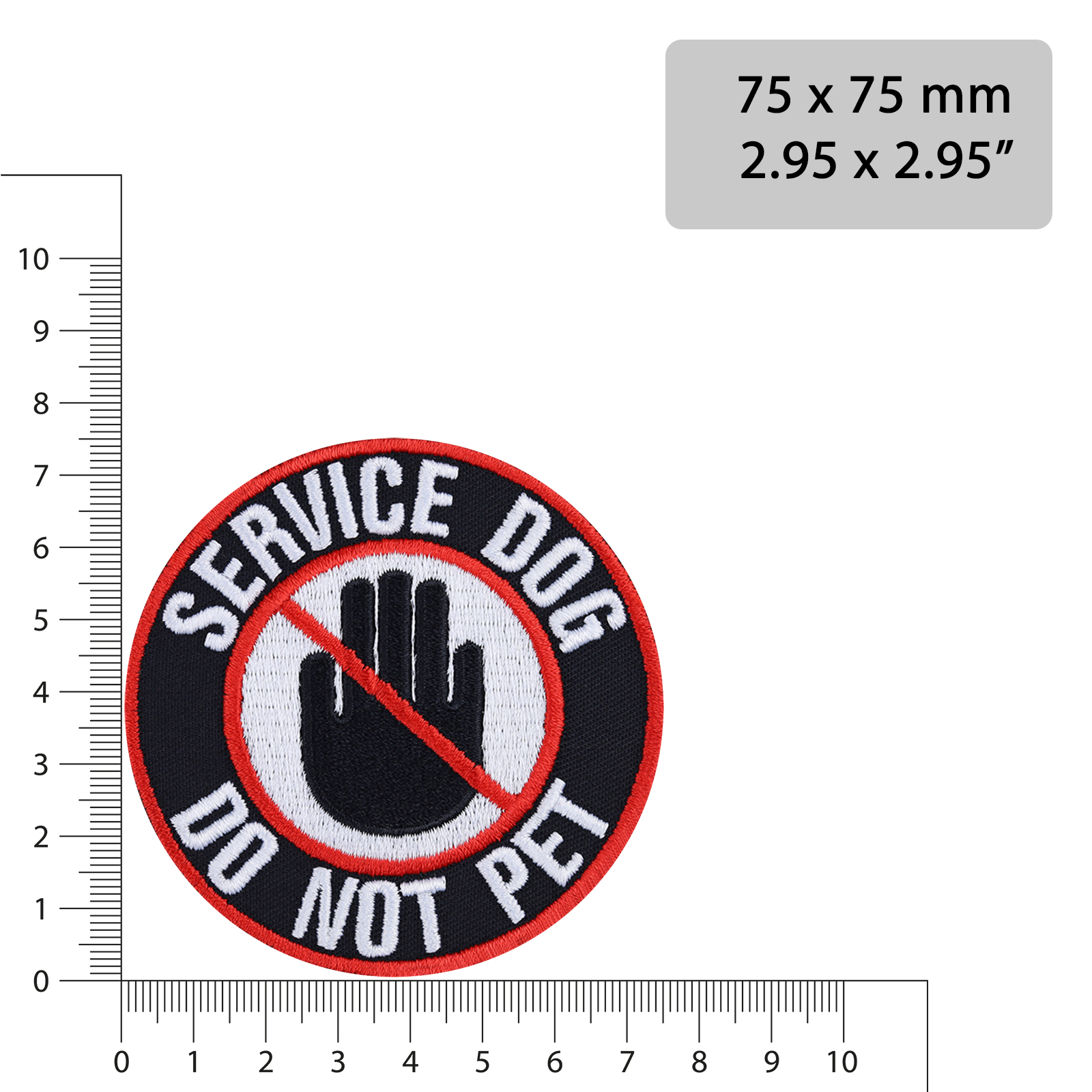 Service dog - Do not pet - Patch