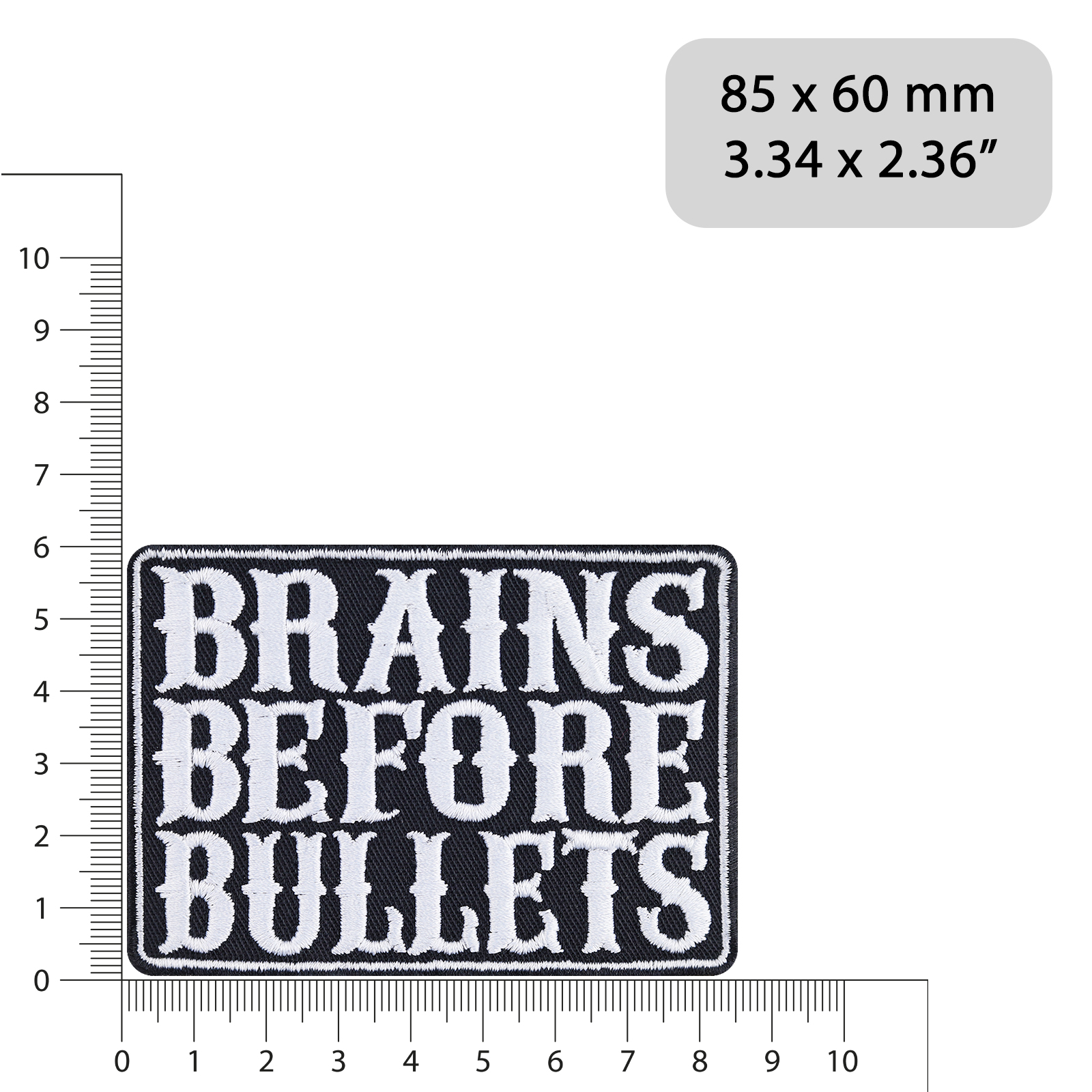 Brains before bullets - Patch