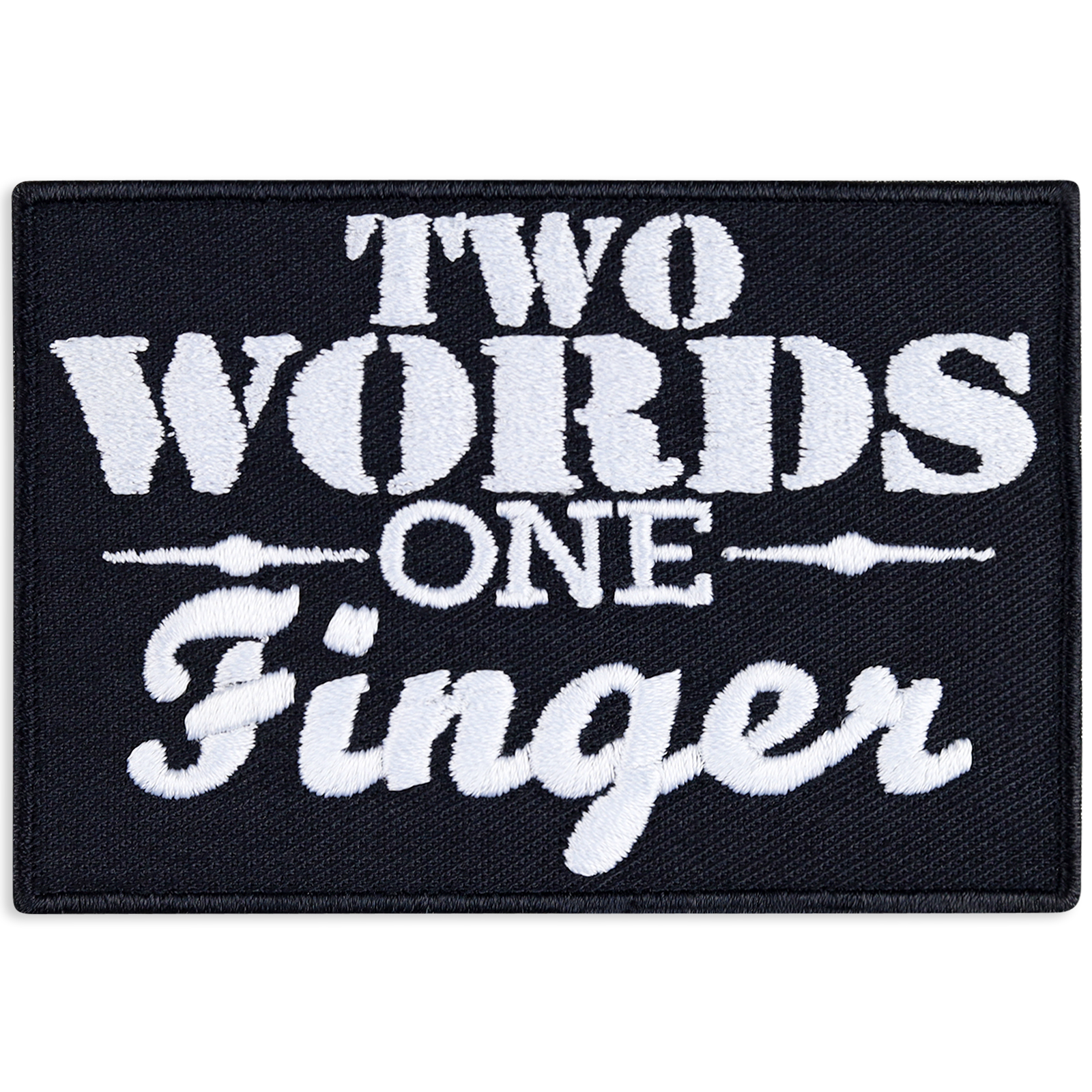 Two words, one finger - Patch