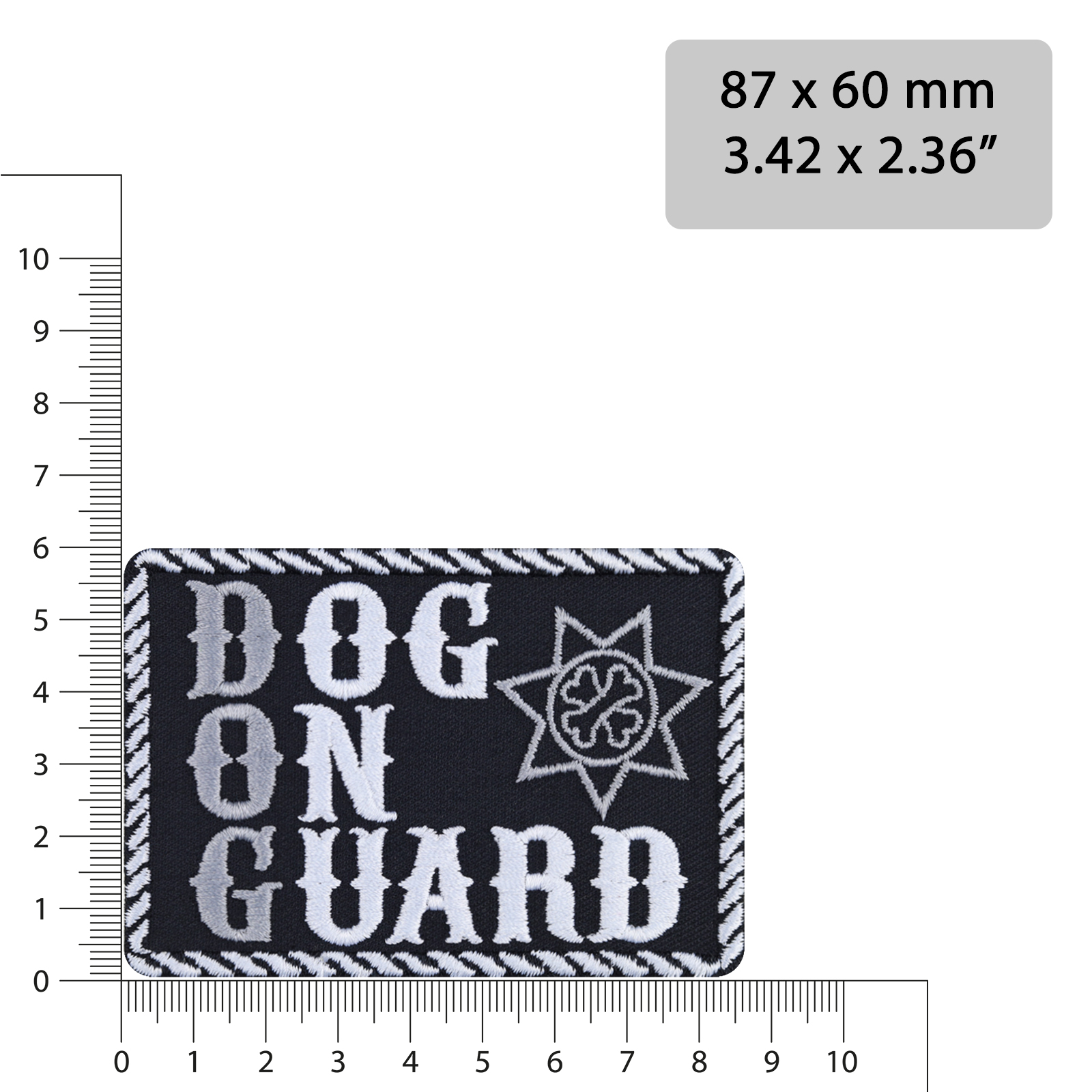 Dog on guard - Patch