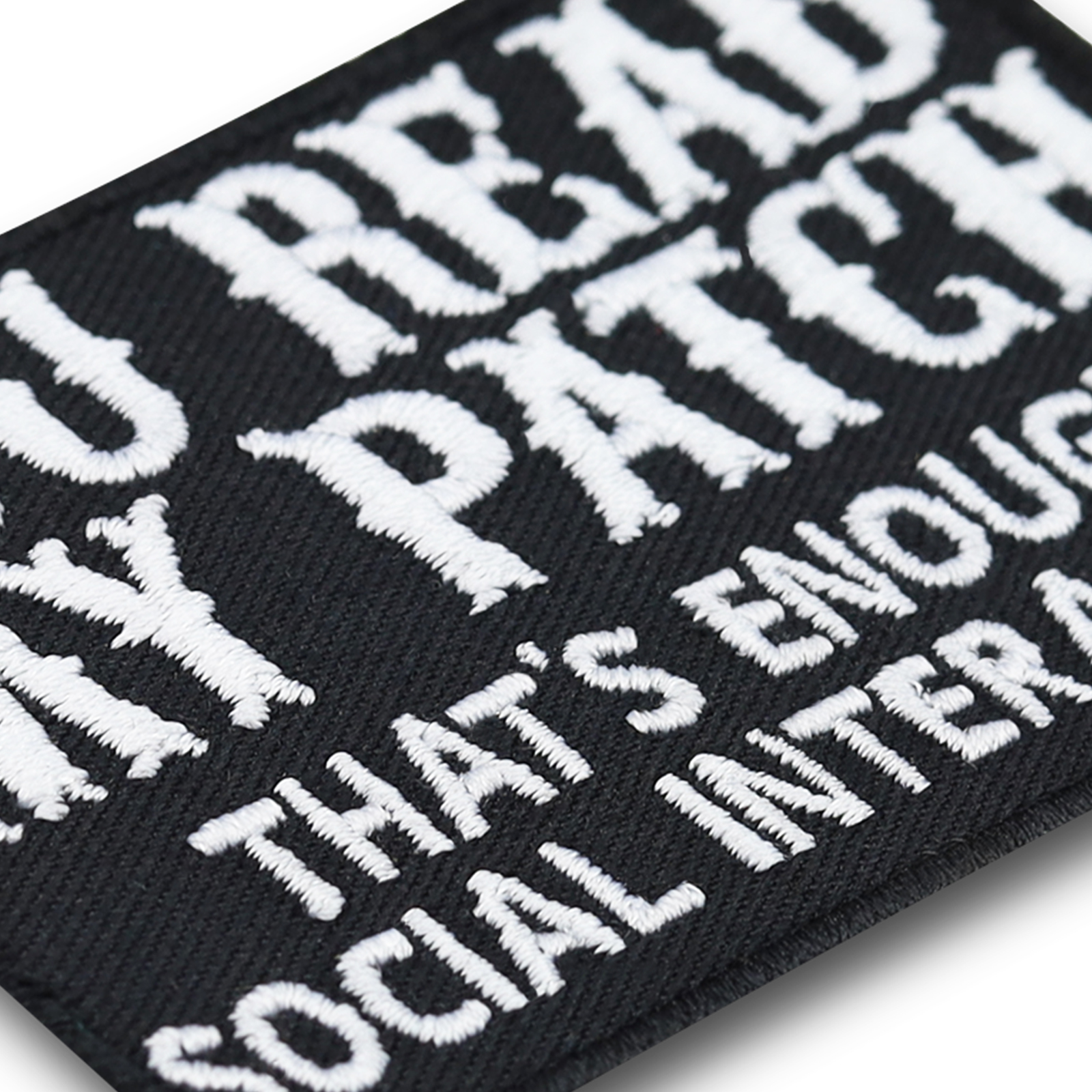 You read my patch, that's enough social interaction - Patch