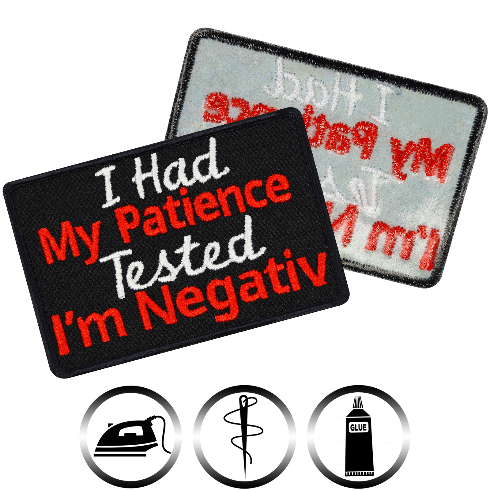 I had my patience tested...I'm negativ - Patch