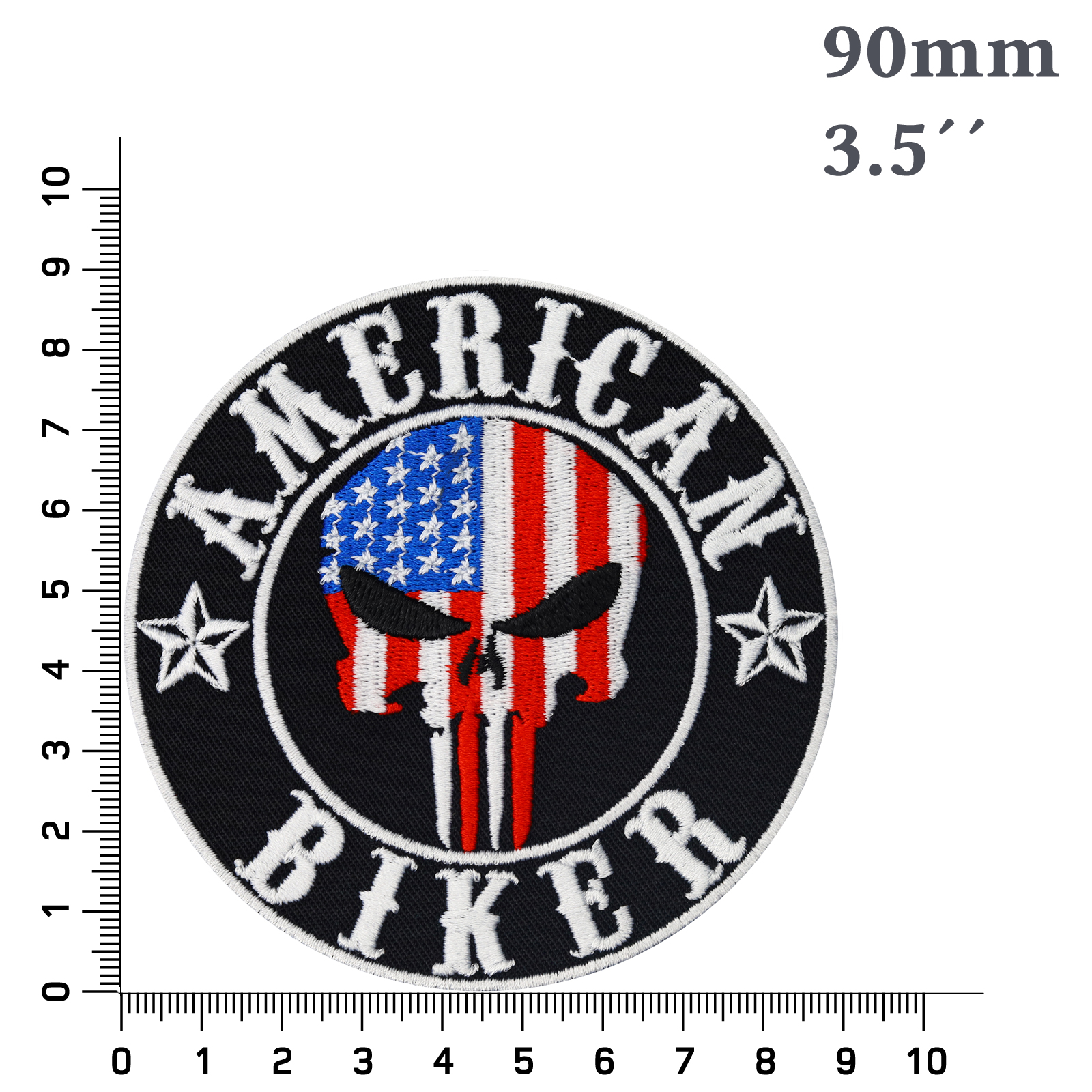 American Biker Punisher - Patch