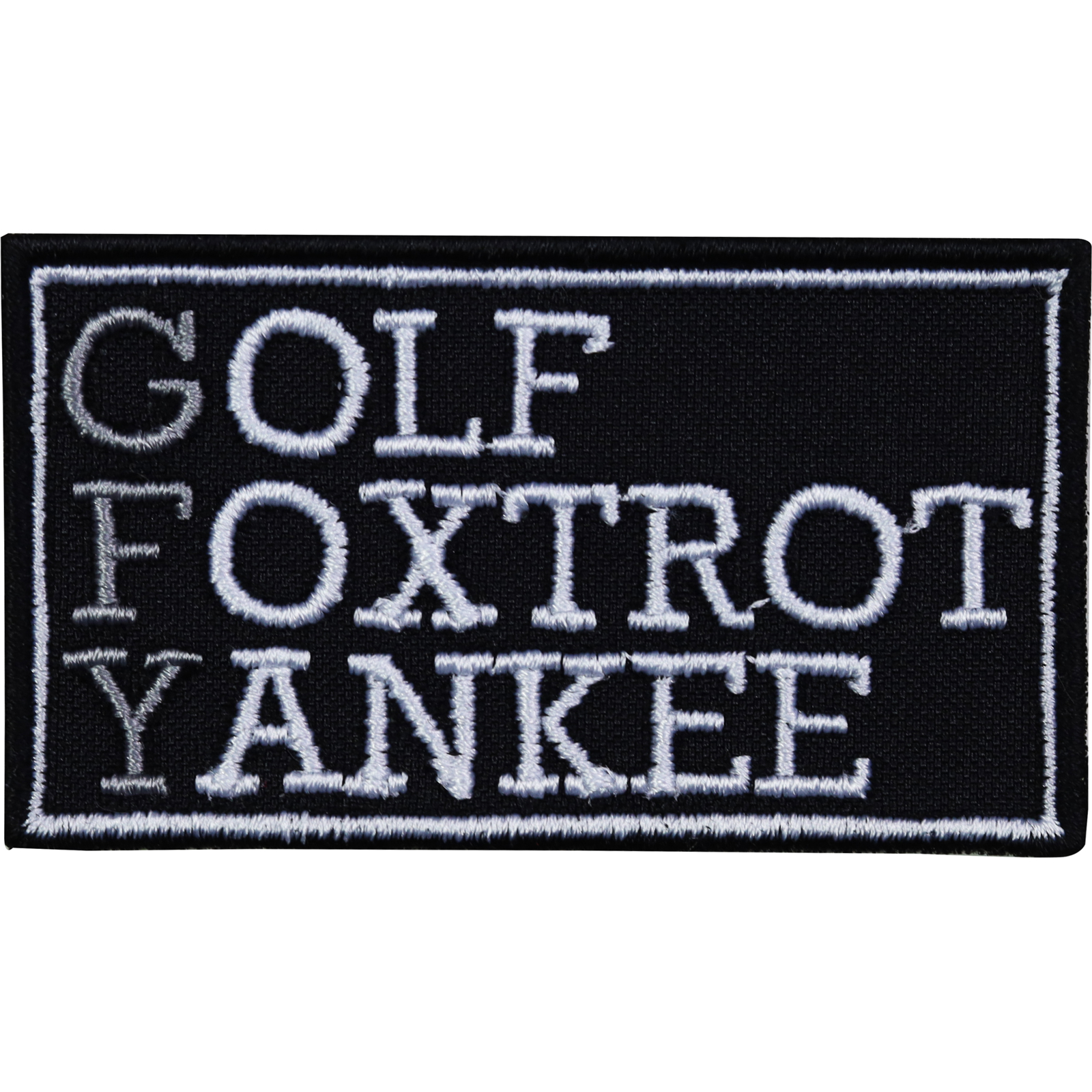 Golf Foxtrot Yankee - Patch