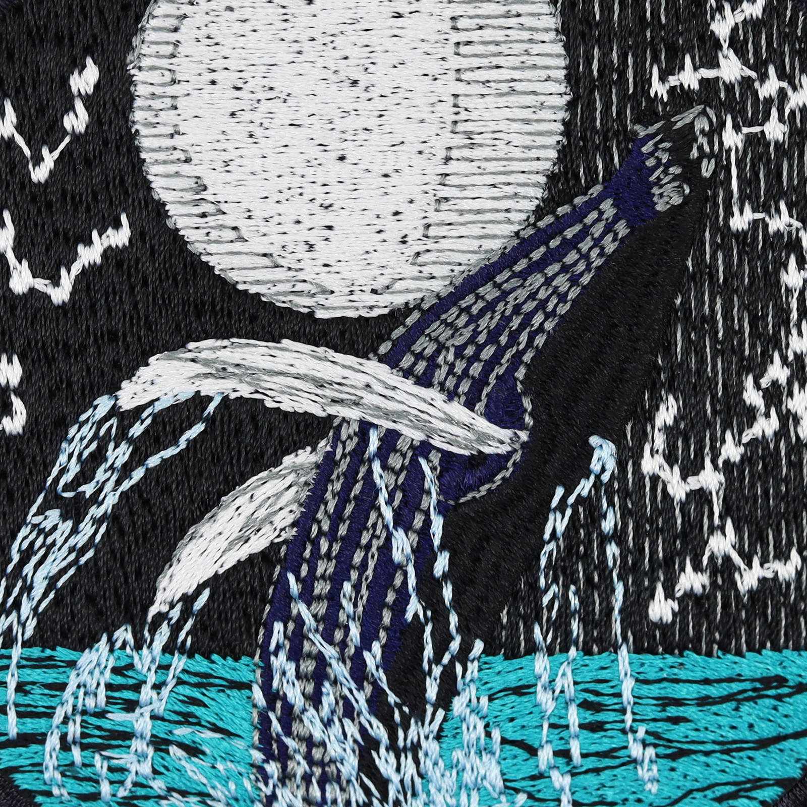 Blauwal im Mondlicht - Patch