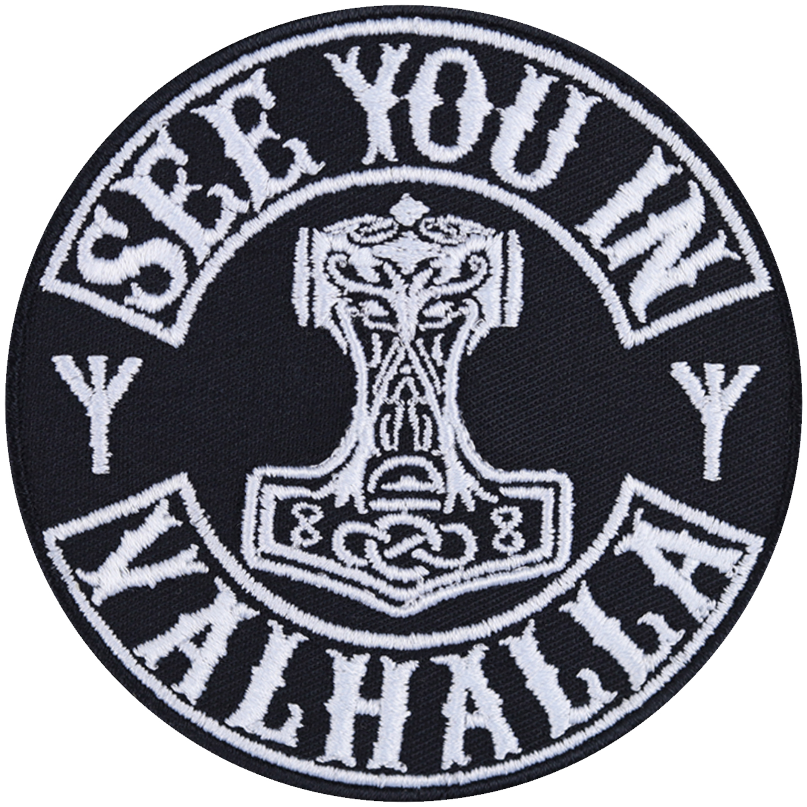 See you in Valhalla rund - Patch
