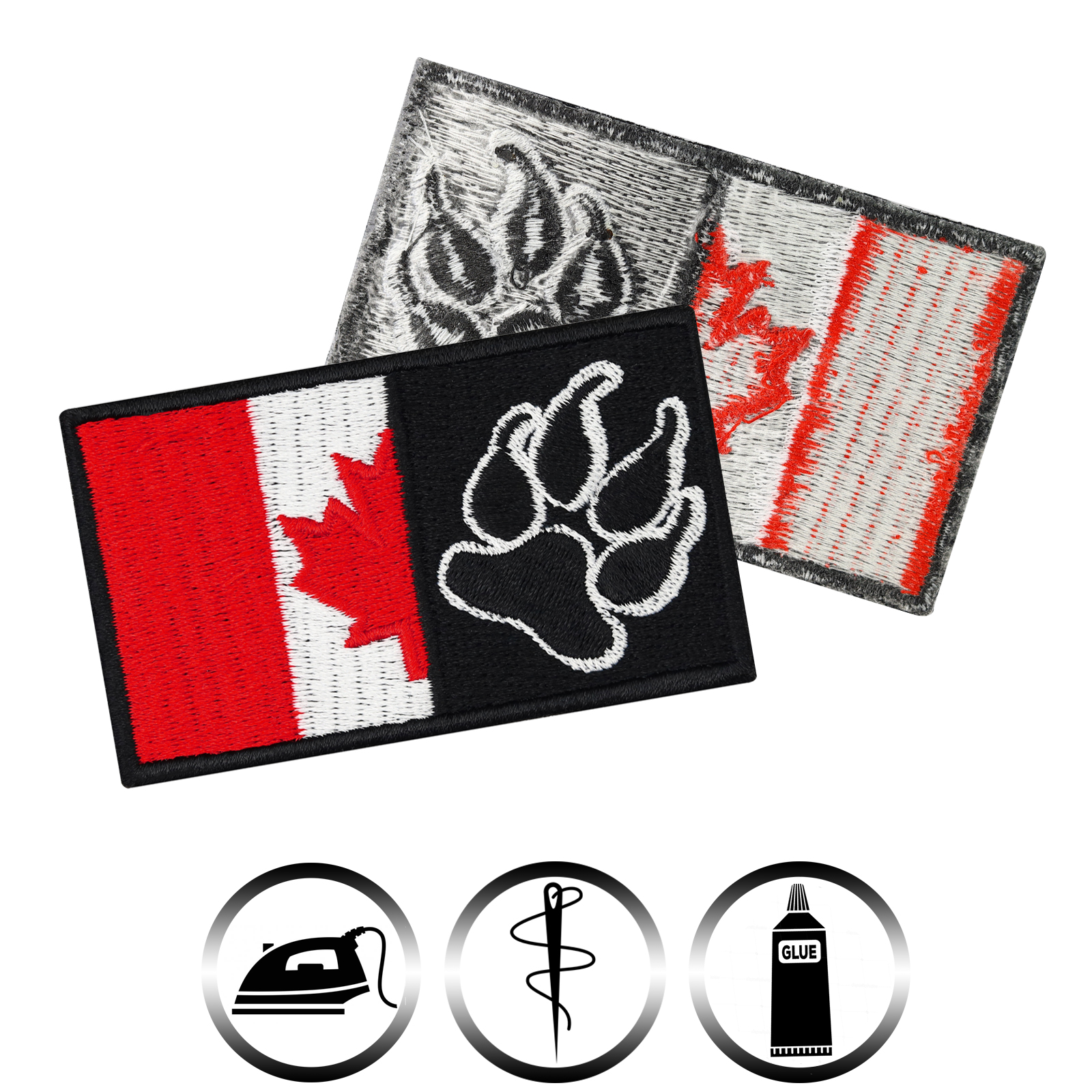 Canada K9 Flag mit Pfote - Patch