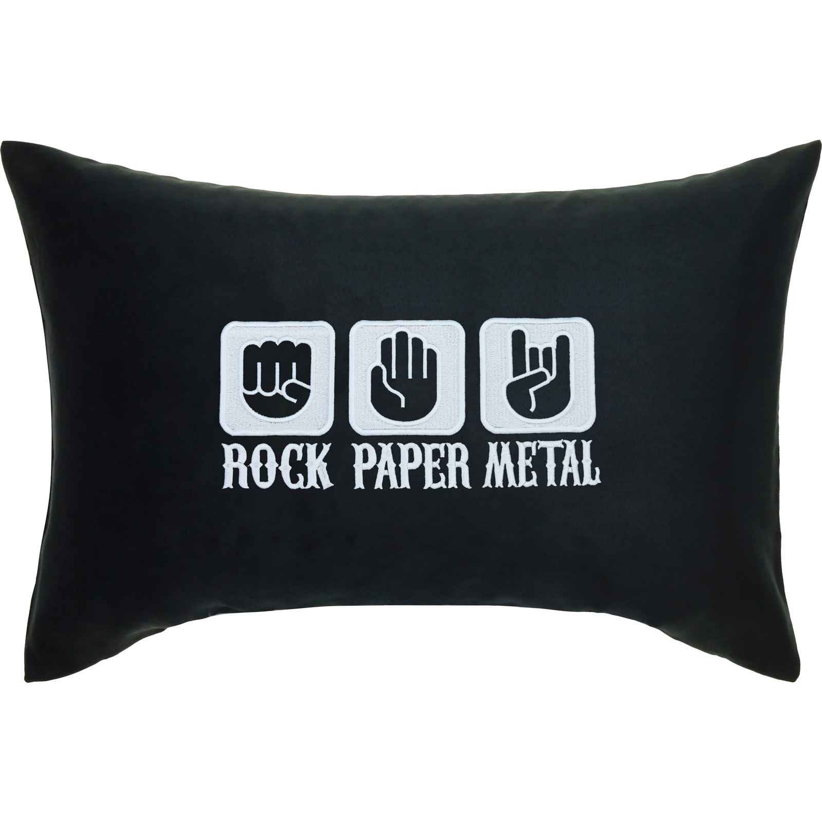 Rock, Paper, Metal - Kissen