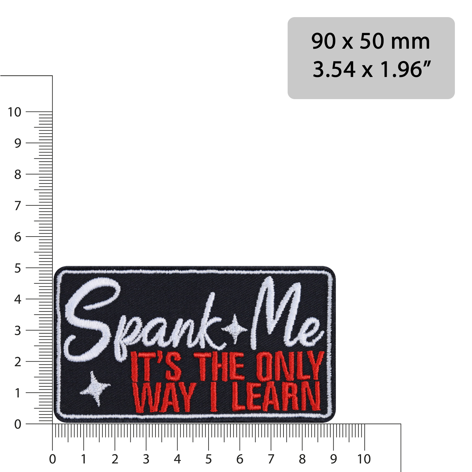 Spank me - It's the only way i learn - Patch
