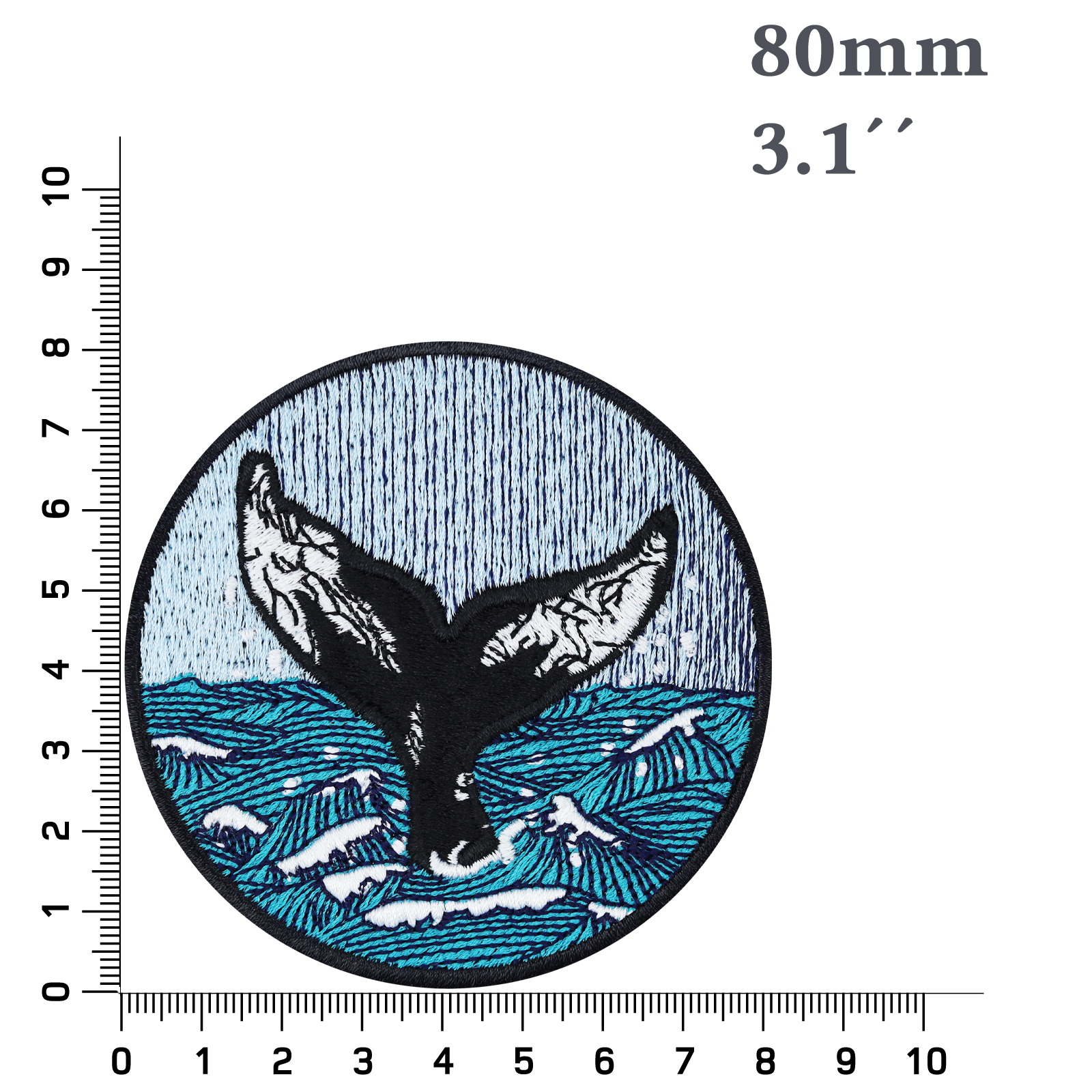 Walflosse Orca - Patch