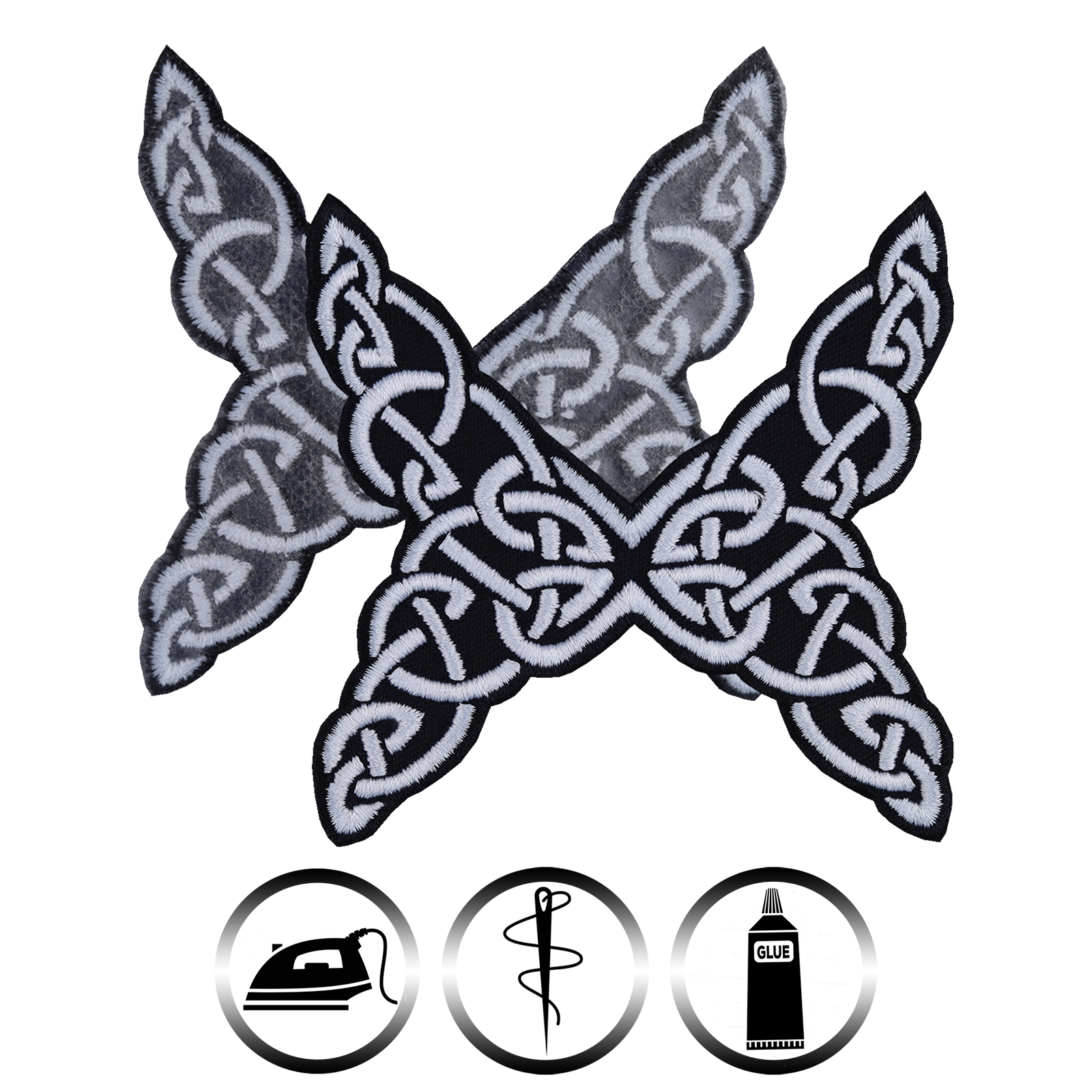 Keltischer Knoten Schmetterling - Patch