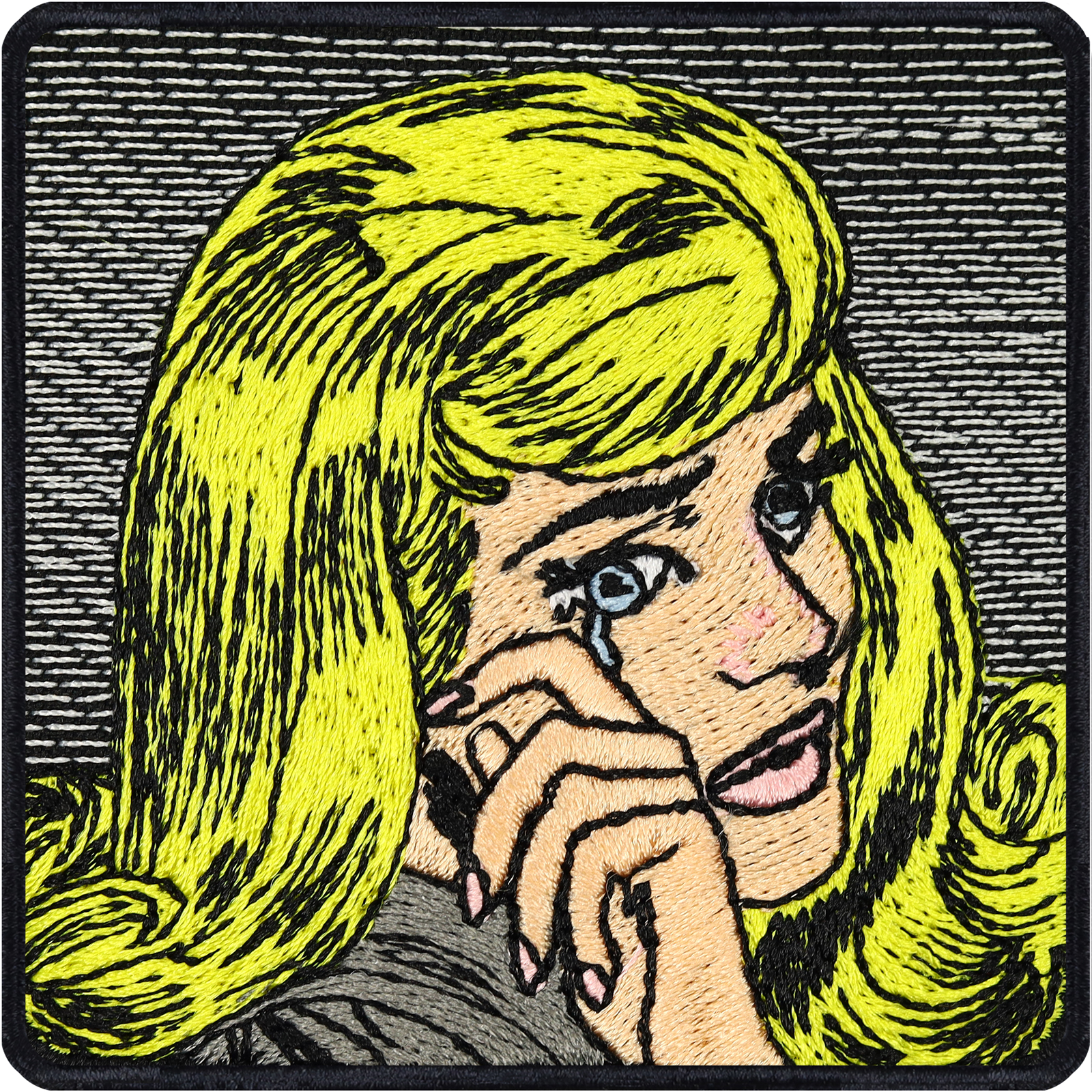 Crying girl comis - Patch