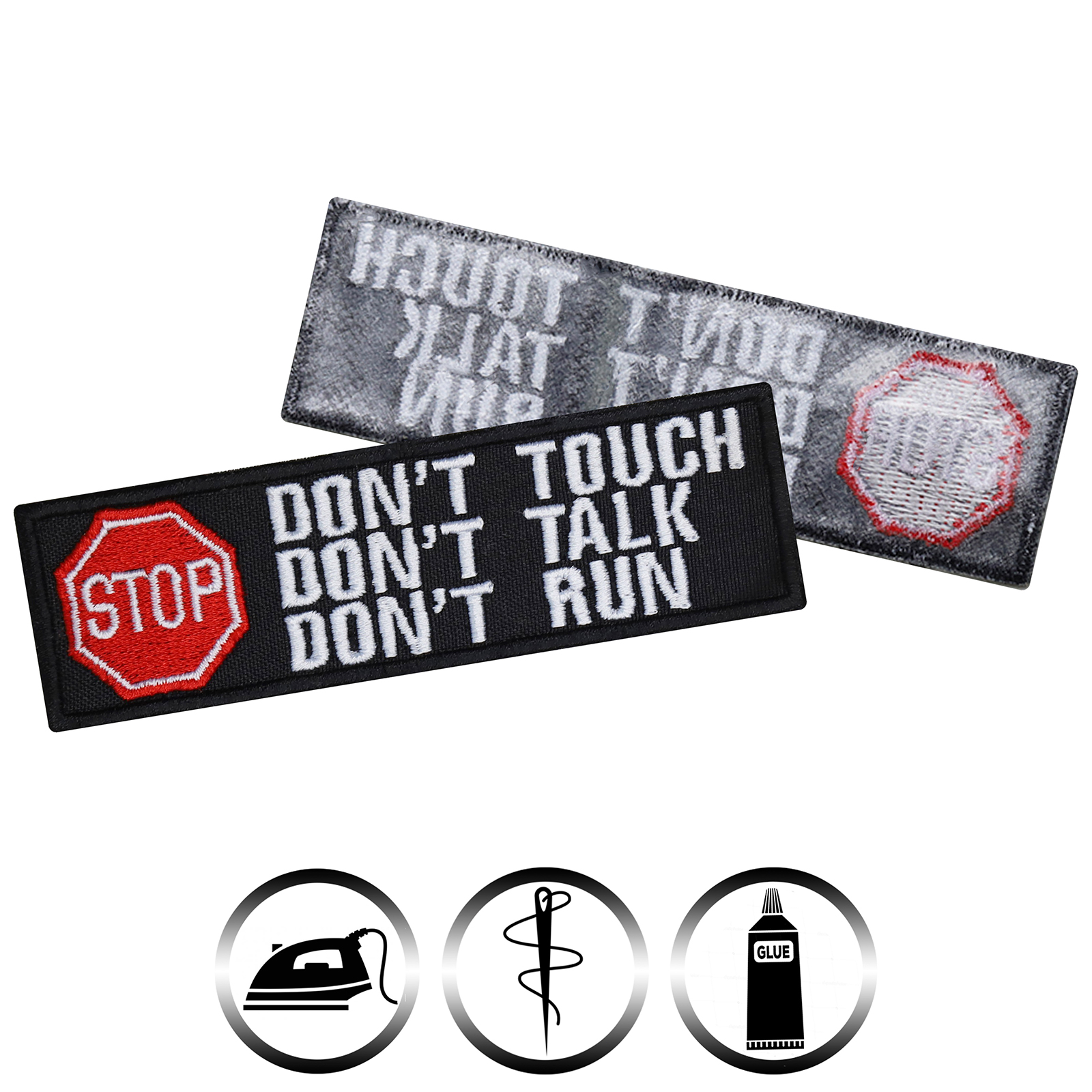 Don't touch - don't talk - don't run - Patch