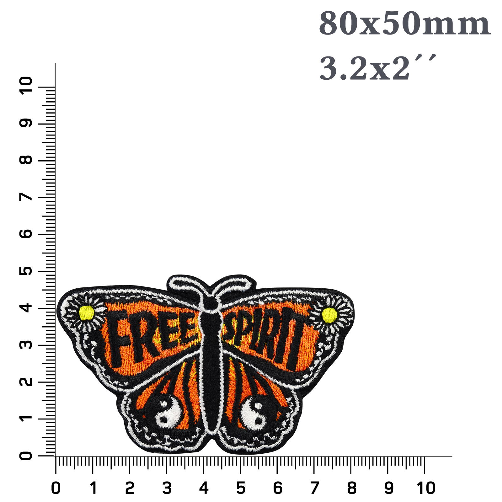 Butterfly Free Spirit - Patch