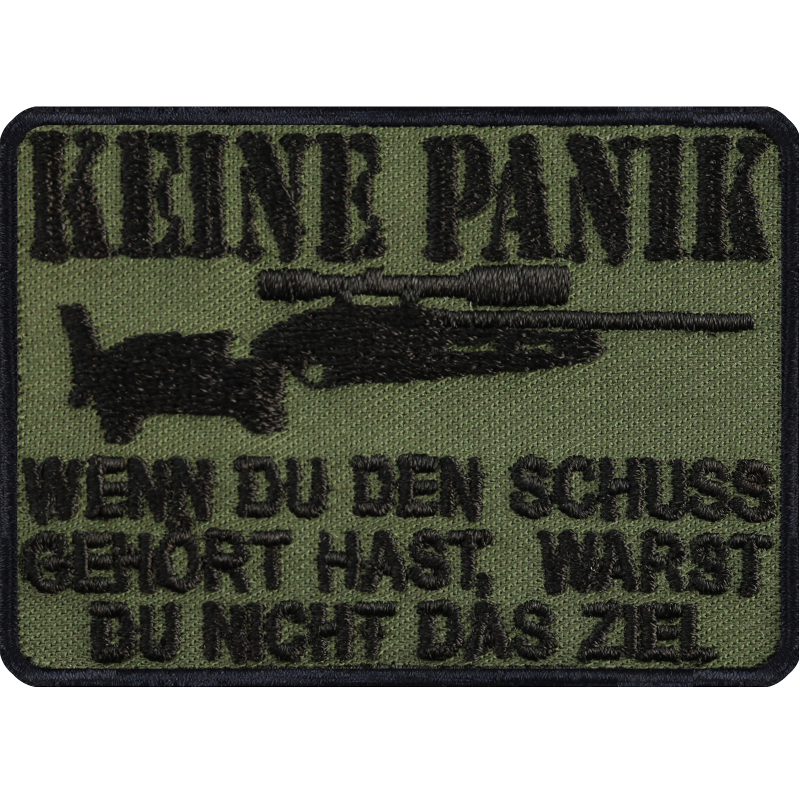 Bundeswehr Aufnäher, Sniper Aufbügler Militär Morale Patch zum aufnähen 70x50mm