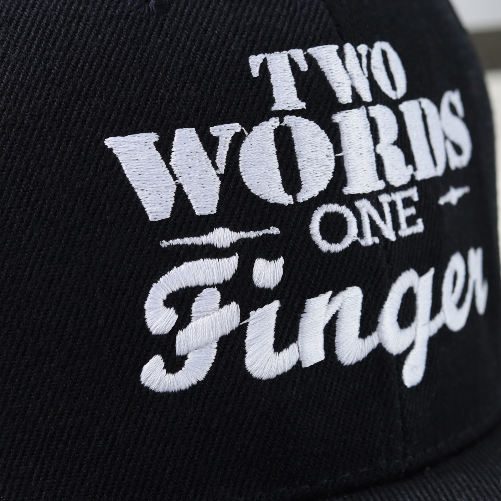 Two words one finger - Kappe