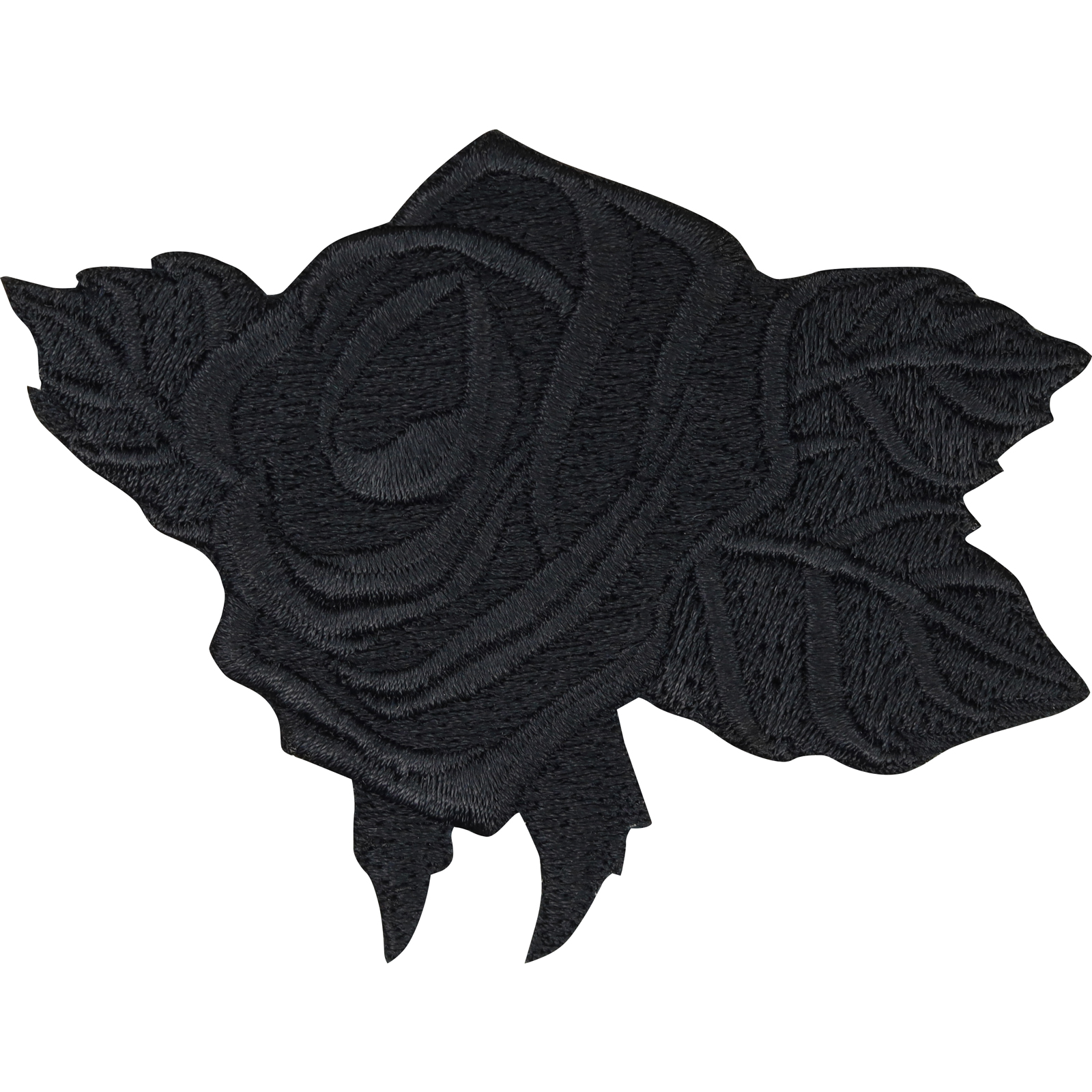 Schwarze Rose - Patch