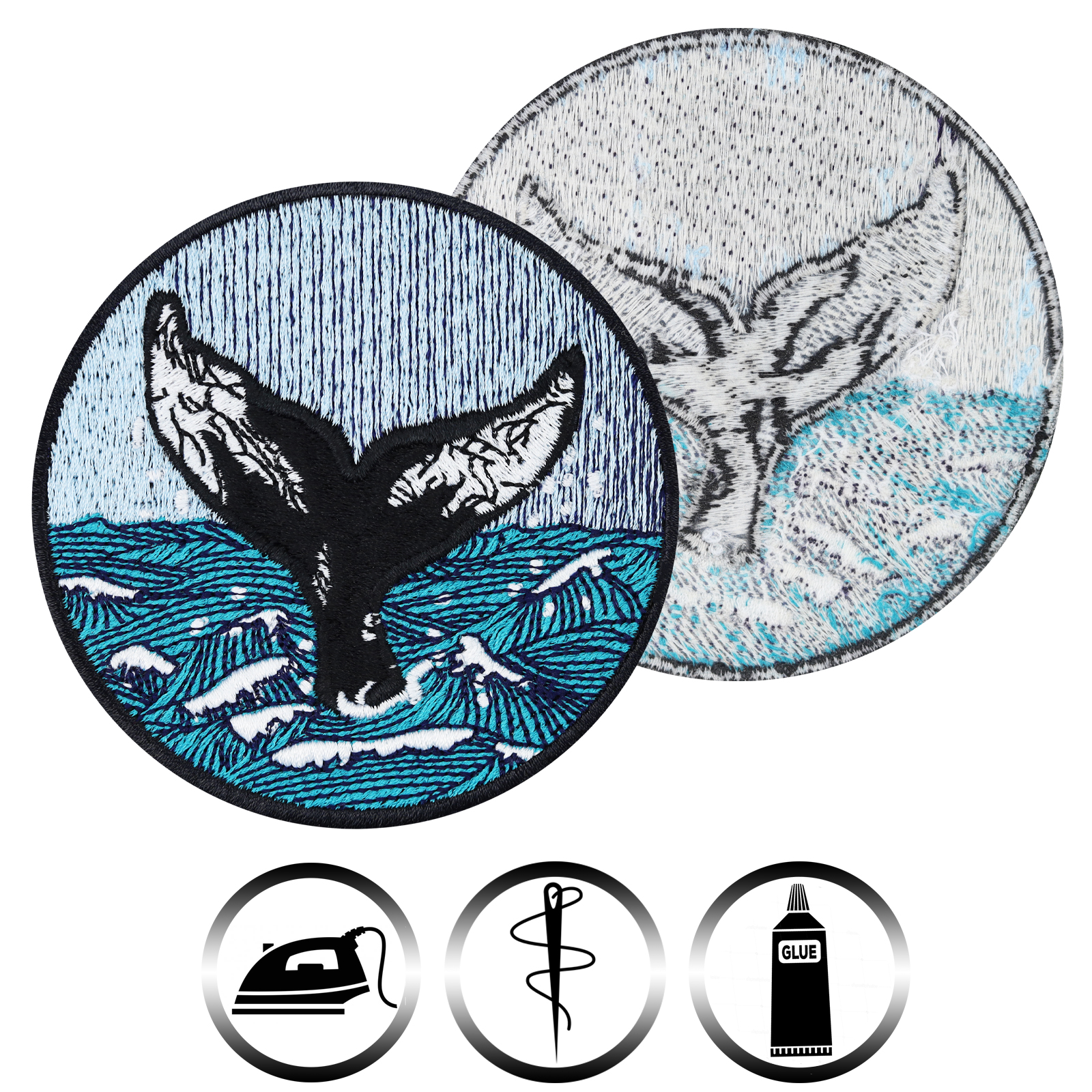 Walflosse Orca - Patch