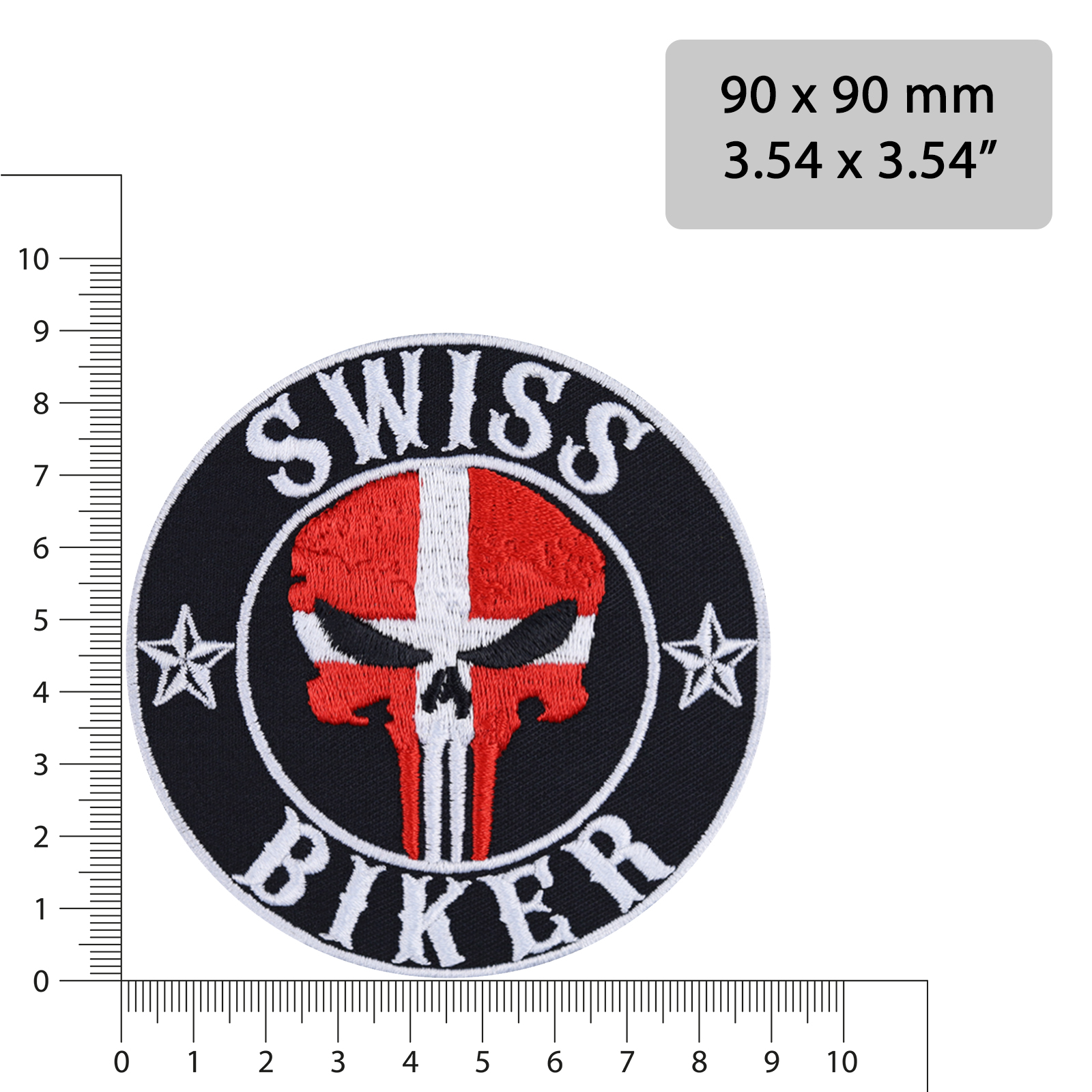 Swiss Biker - Patch