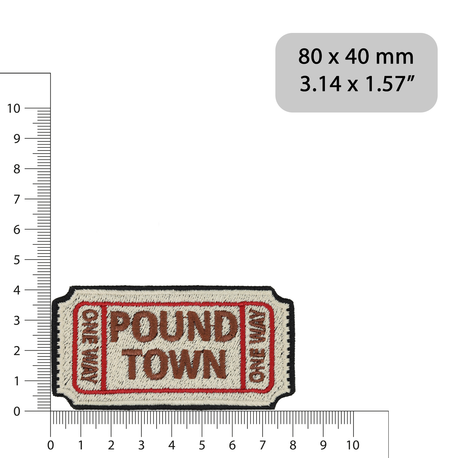 One way ticket to pound town - Patch