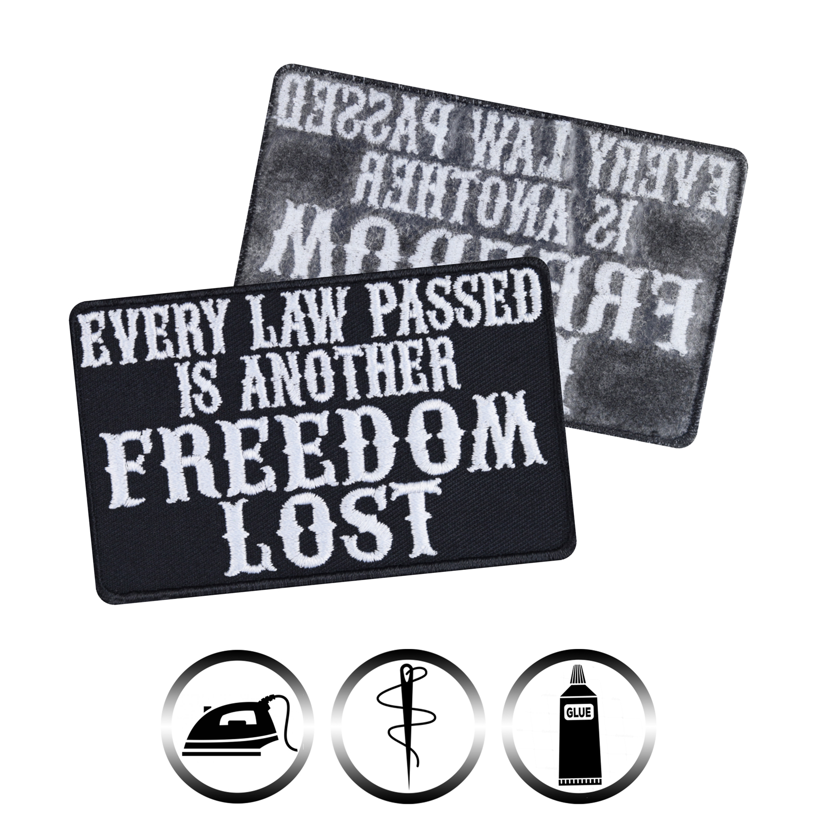 Every law passed is another freedom lost - Patch